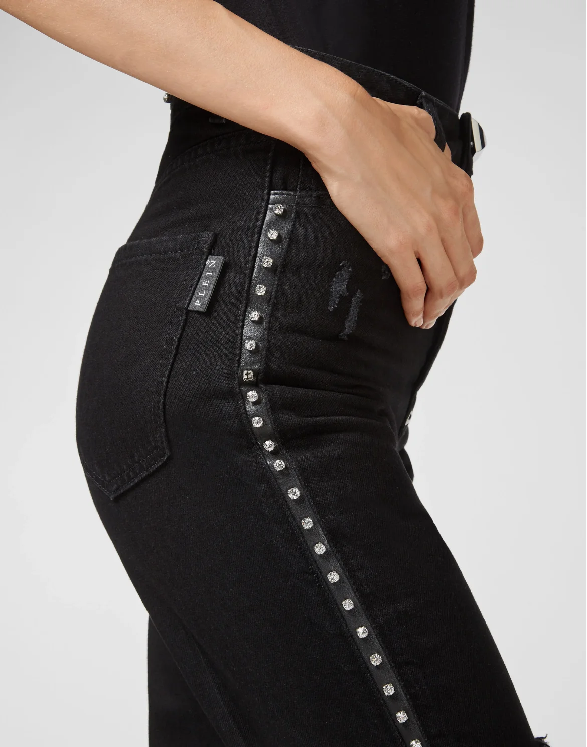 Denim Palace Fit Crystal Cable, цвет: Черный