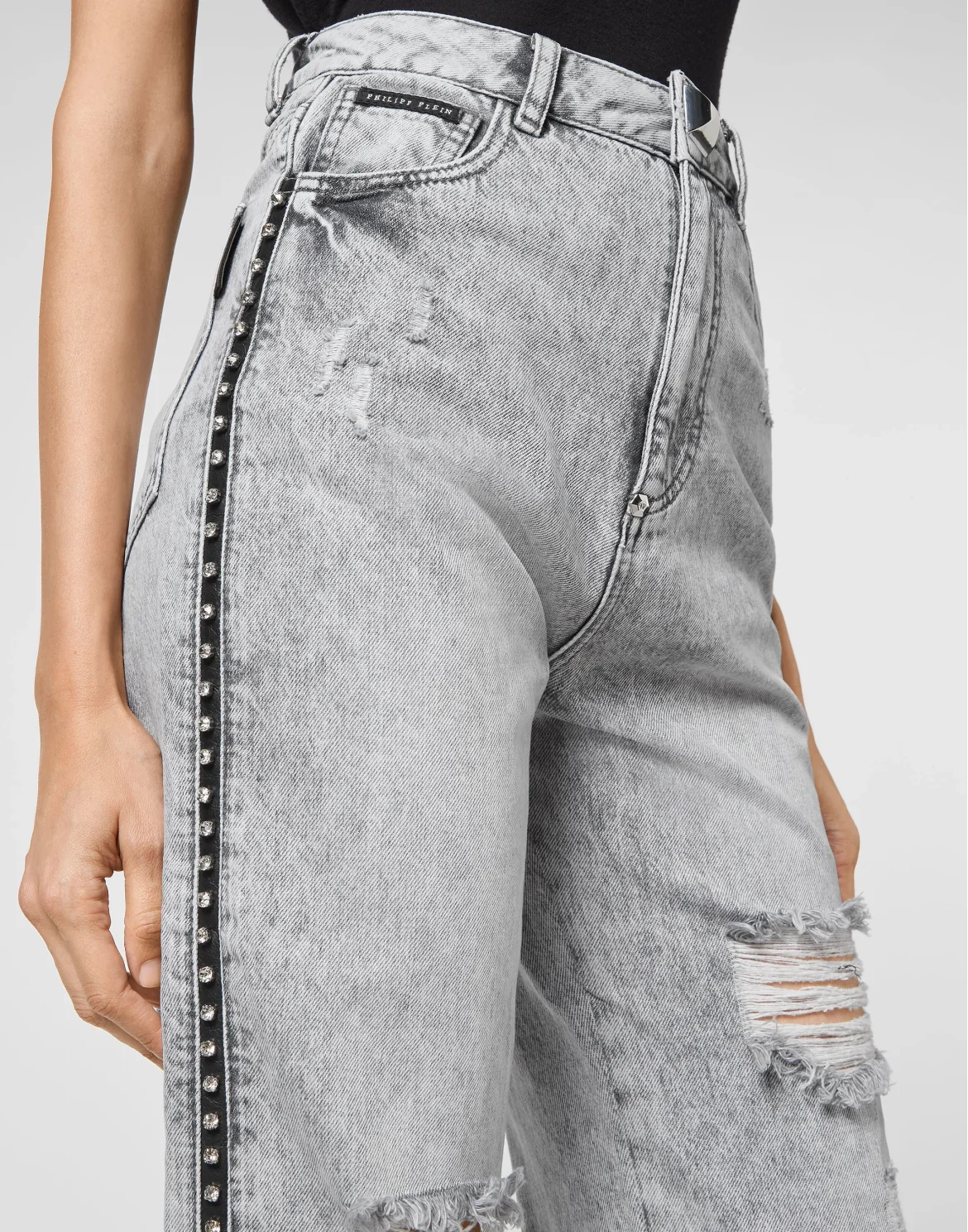 Denim Palace Fit Crystal Cable, цвет: Серый