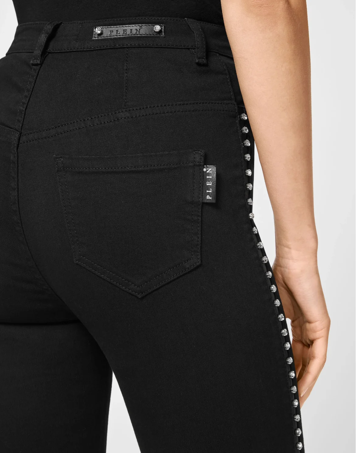 Denim Super High Waist Jegging Stones, цвет: Черный