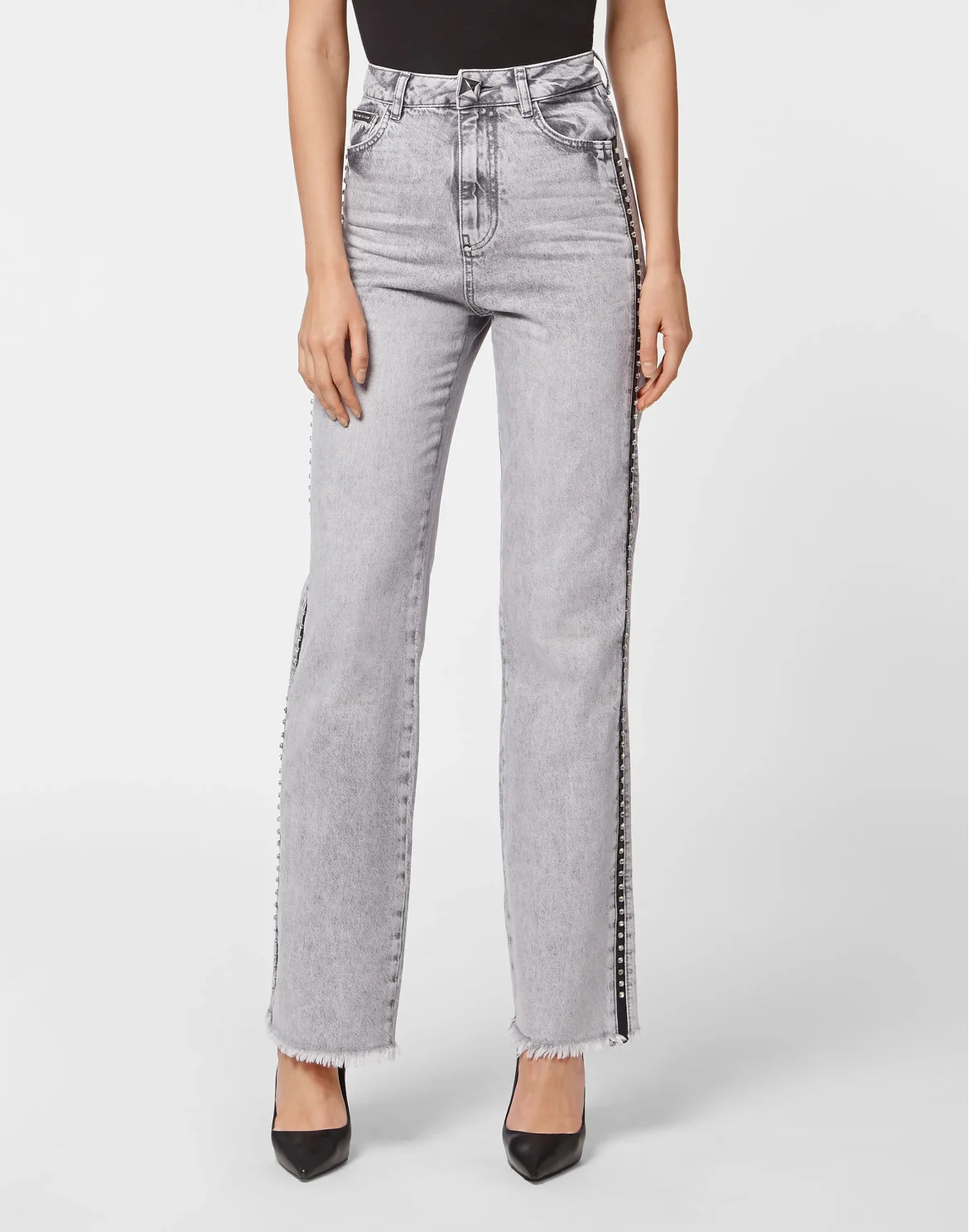 Denim Palace Fit Crystal Cable, цвет: Серый