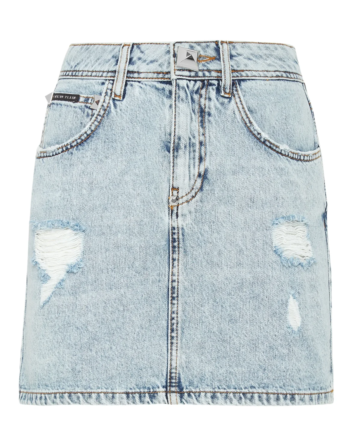 Denim Mini Skirt, цвет: Синий
