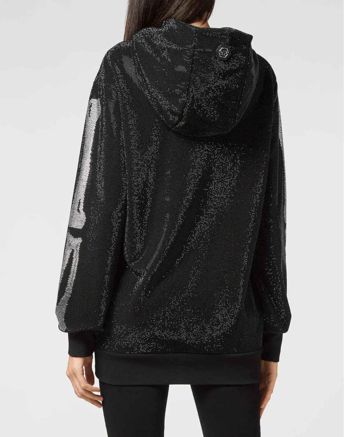 Hoodie sweatshirt Full Stones Skeleton, цвет: Черный