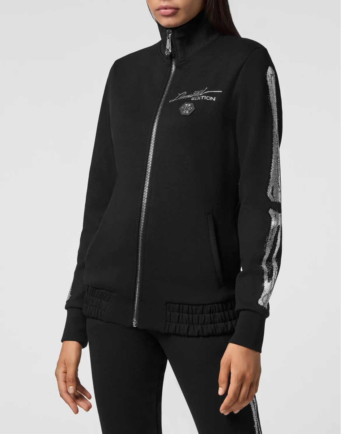Tracksuit Top/Trousers Crystal, цвет: Черный
