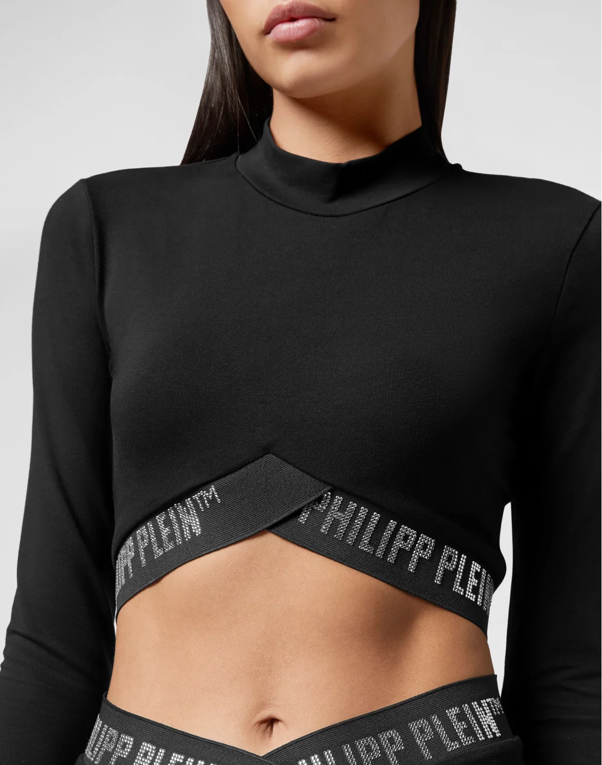 Jogging Top LS Stones Philipp Plein TM, цвет: Черный