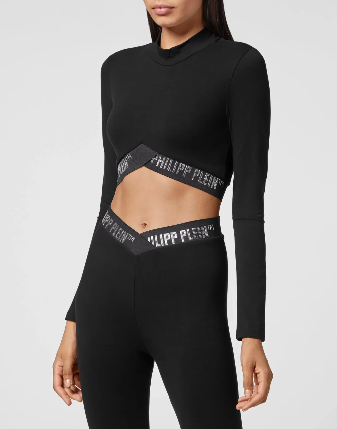 Jogging Top LS Stones Philipp Plein TM, цвет: Черный