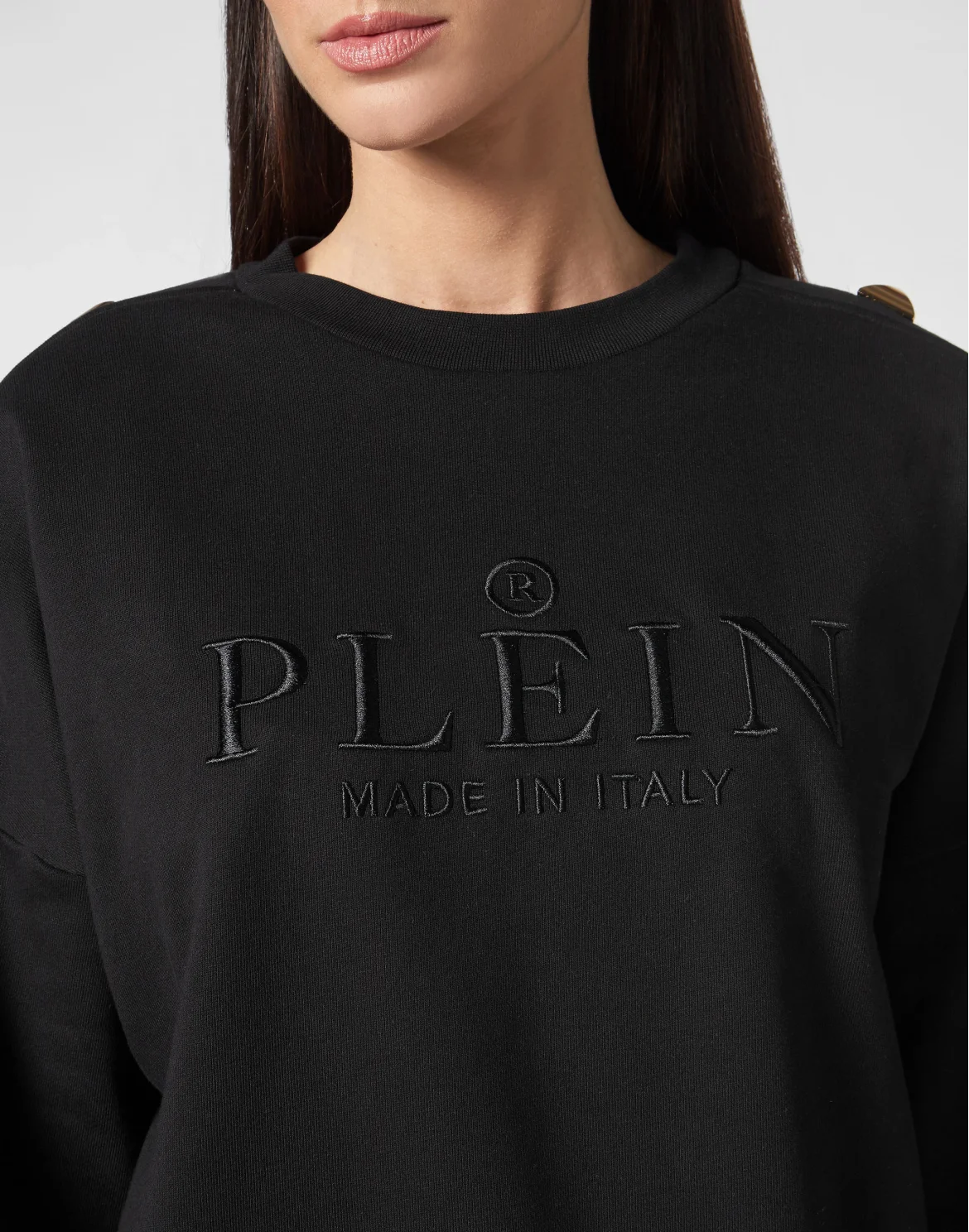 Sweatshirt LS Studs, цвет: Черный
