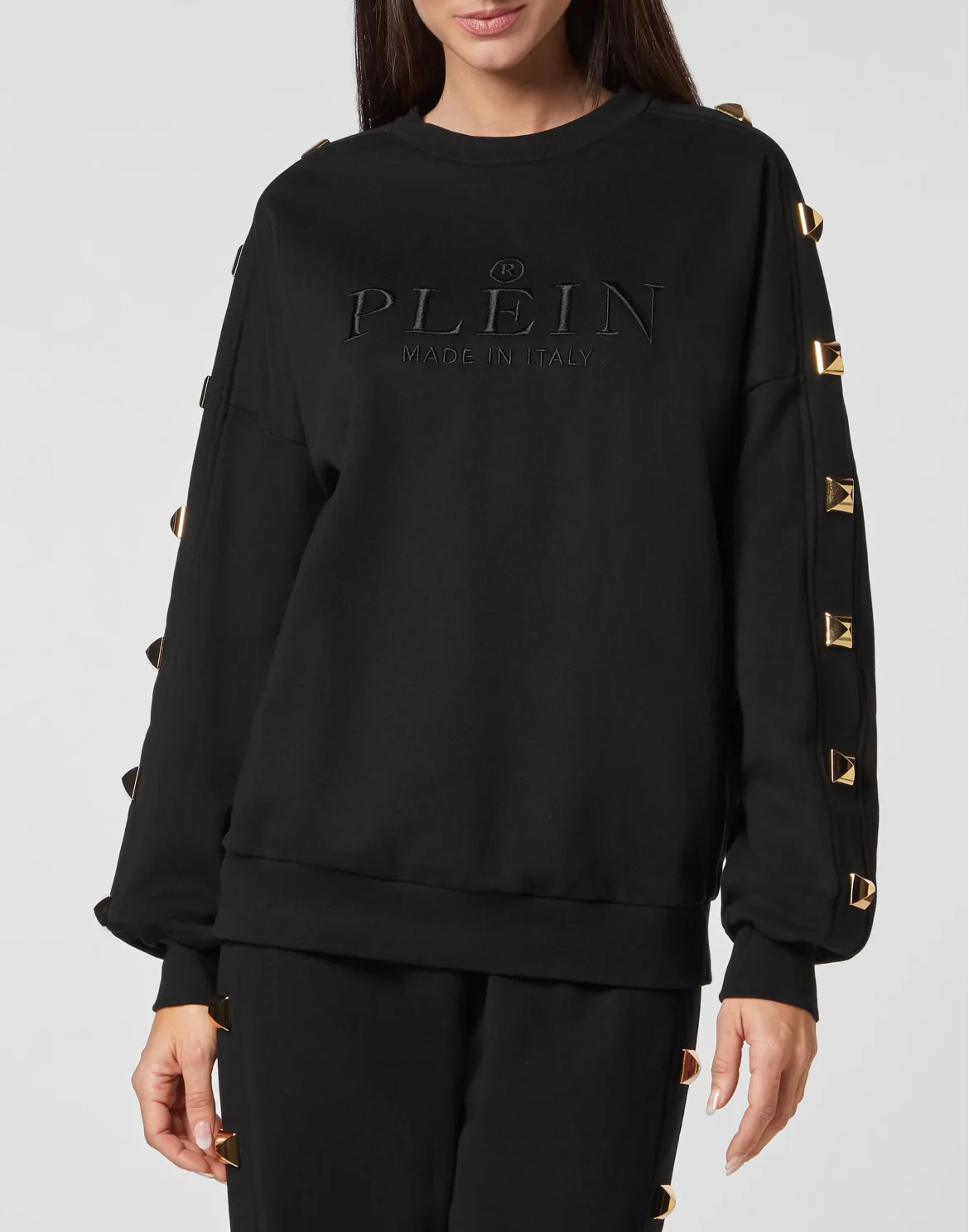 Sweatshirt LS Studs, цвет: Черный