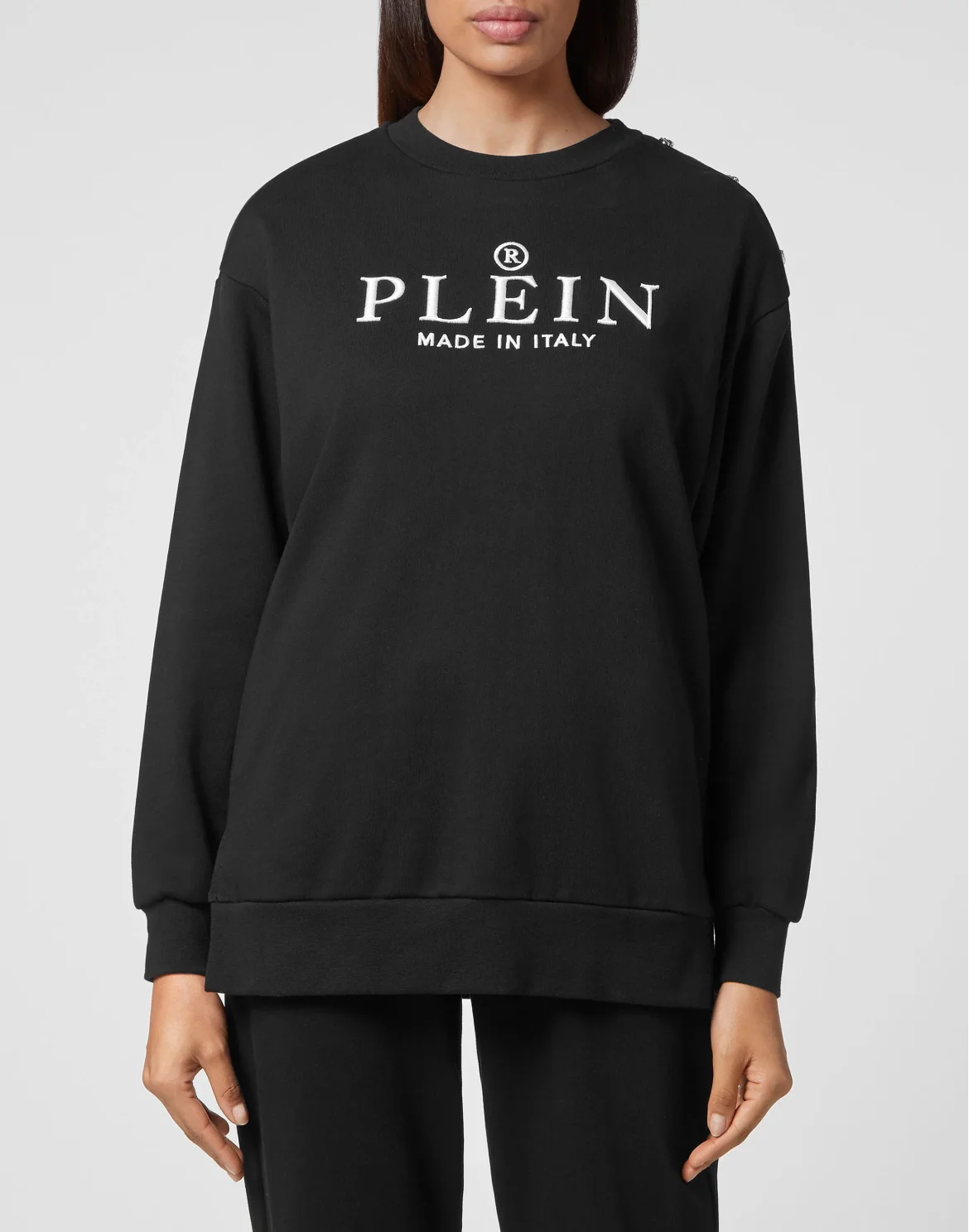 Sweatshirt LS Iconic Plein, цвет: Черный