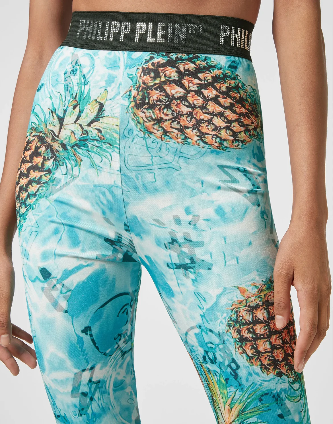 Jogging Leggings Stones Pineapple Skies, цвет: Мультиколор