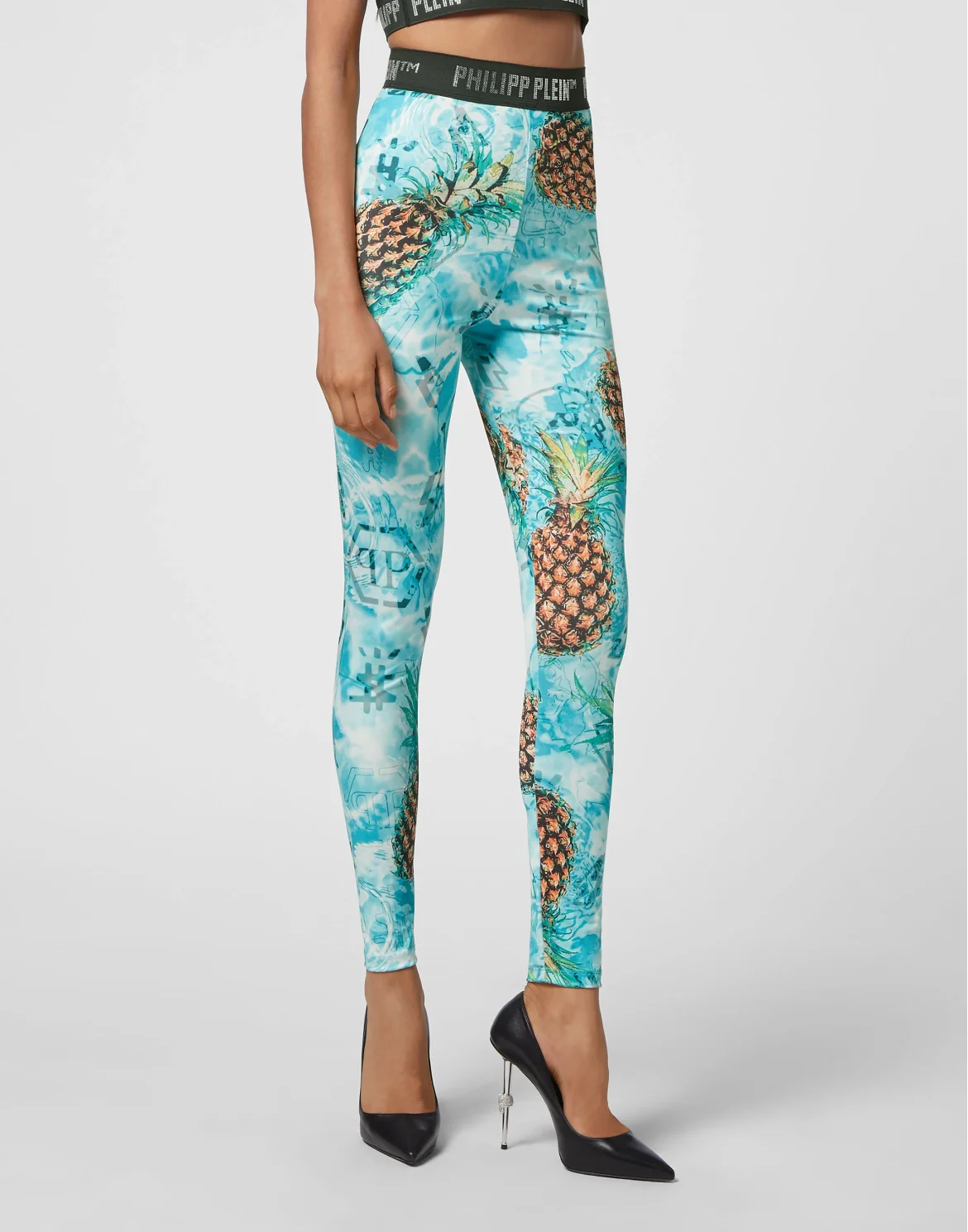 Jogging Leggings Stones Pineapple Skies, цвет: Мультиколор