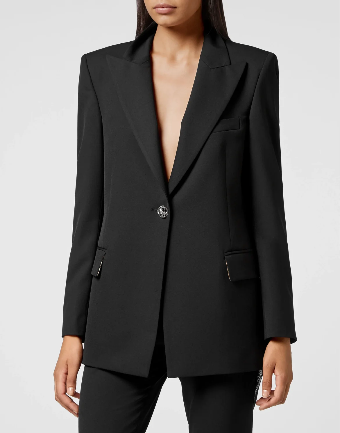 Cady Blazer Crystal Skull with Crystals, цвет: Черный