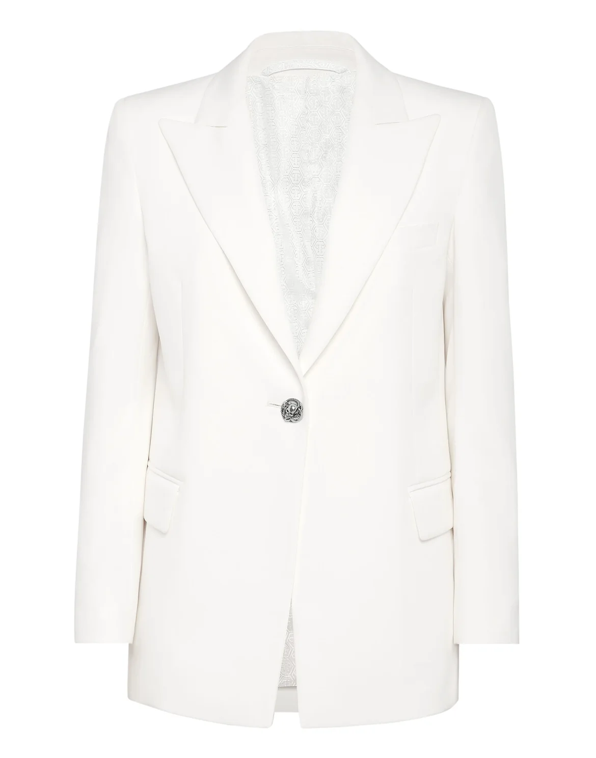 Cady Blazer Crystal Skull with Crystals, цвет: Бежевый