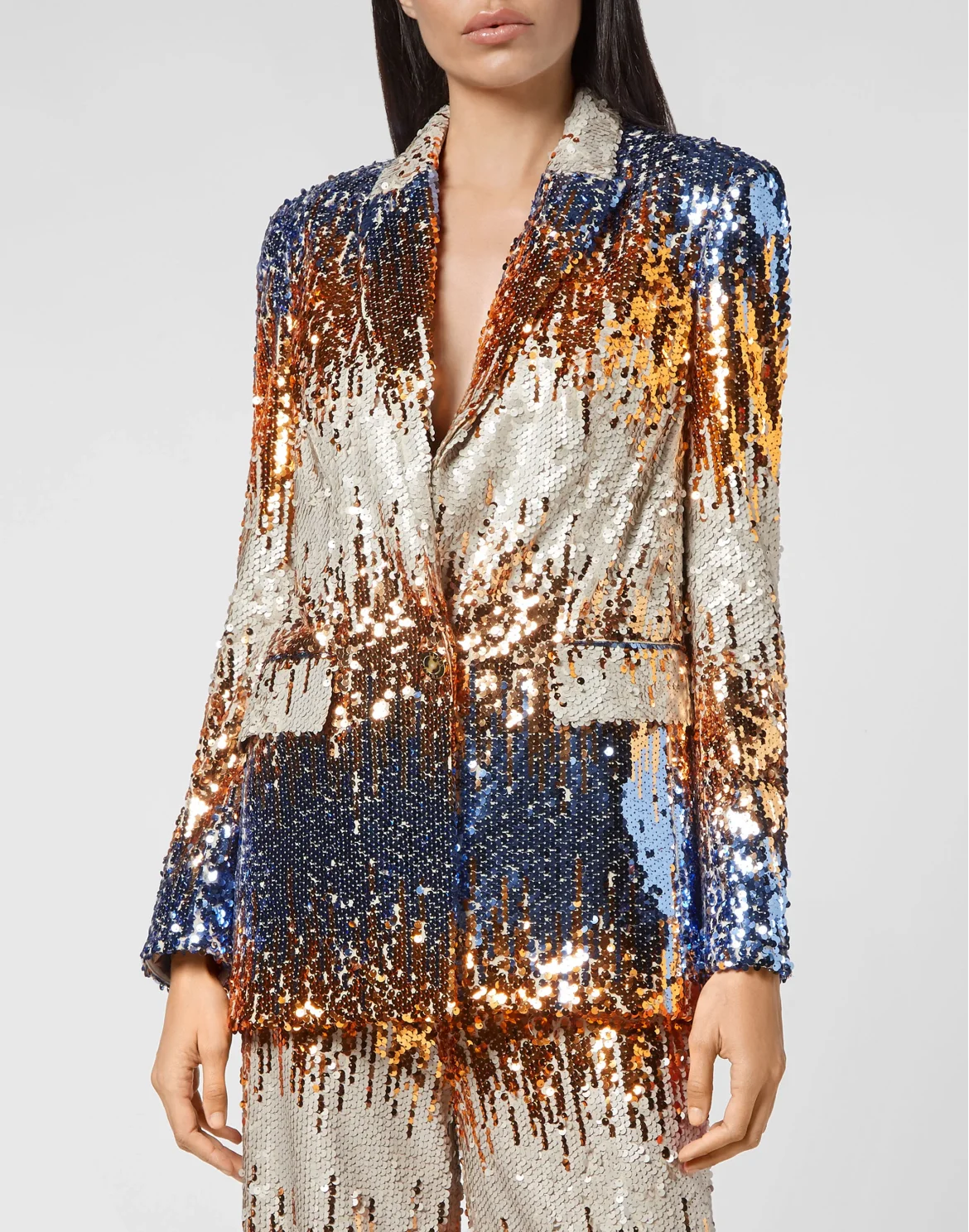 Blazer Pailletes Gothic Plein, цвет: Золотой