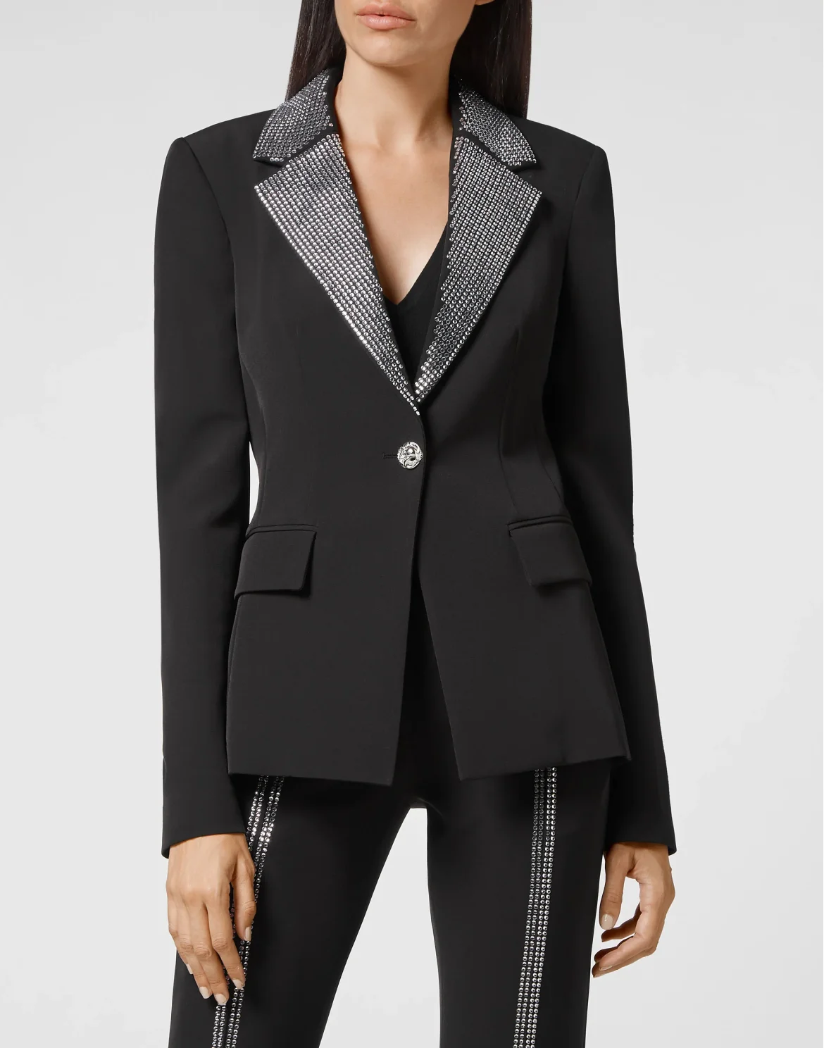 Cady Blazer Crystal with Crystals, цвет: Черный