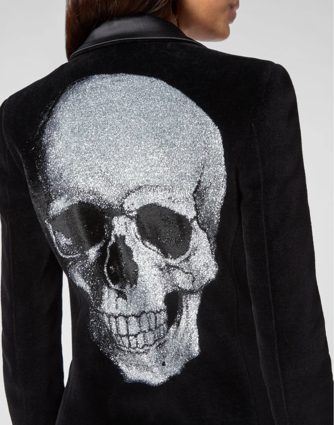 Velvet Blazer Crystal Skull, цвет: Черный