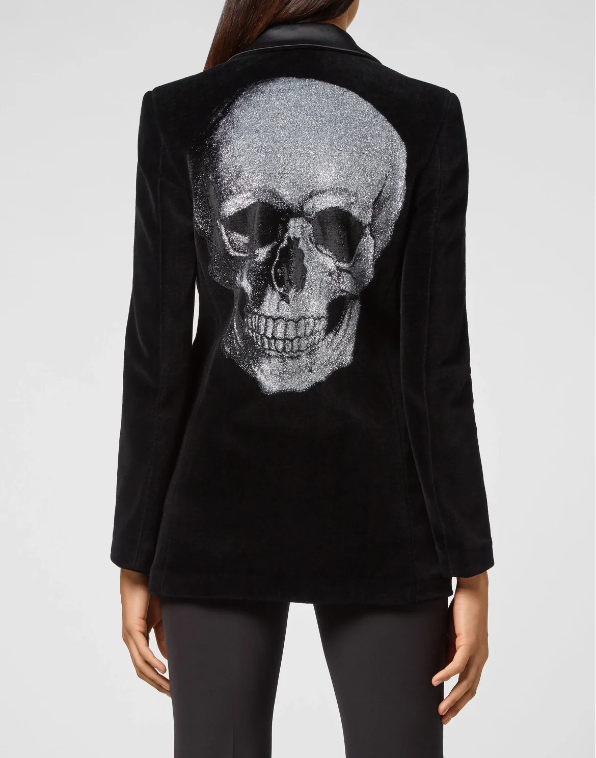 Velvet Blazer Crystal Skull, цвет: Черный