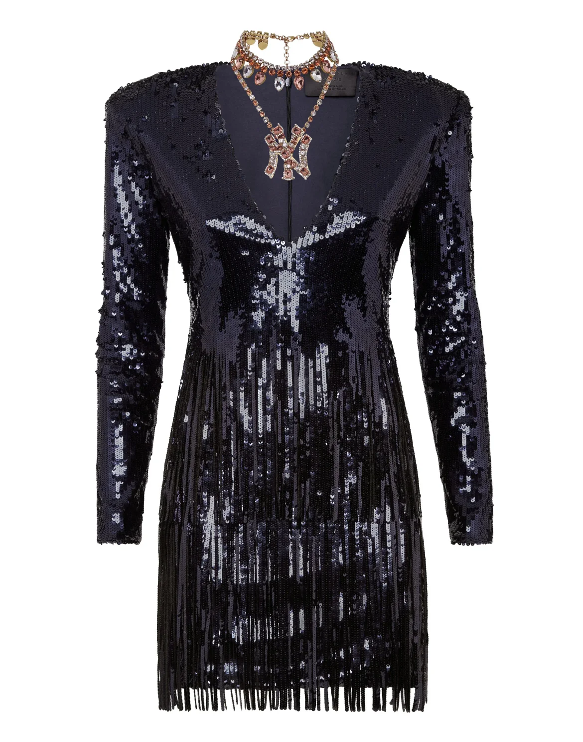 Short Dress Degradè Paillettes, цвет: Золотой