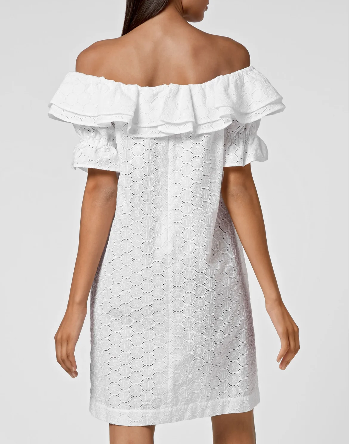 Sangallo Short Dress Lace, цвет: Белый