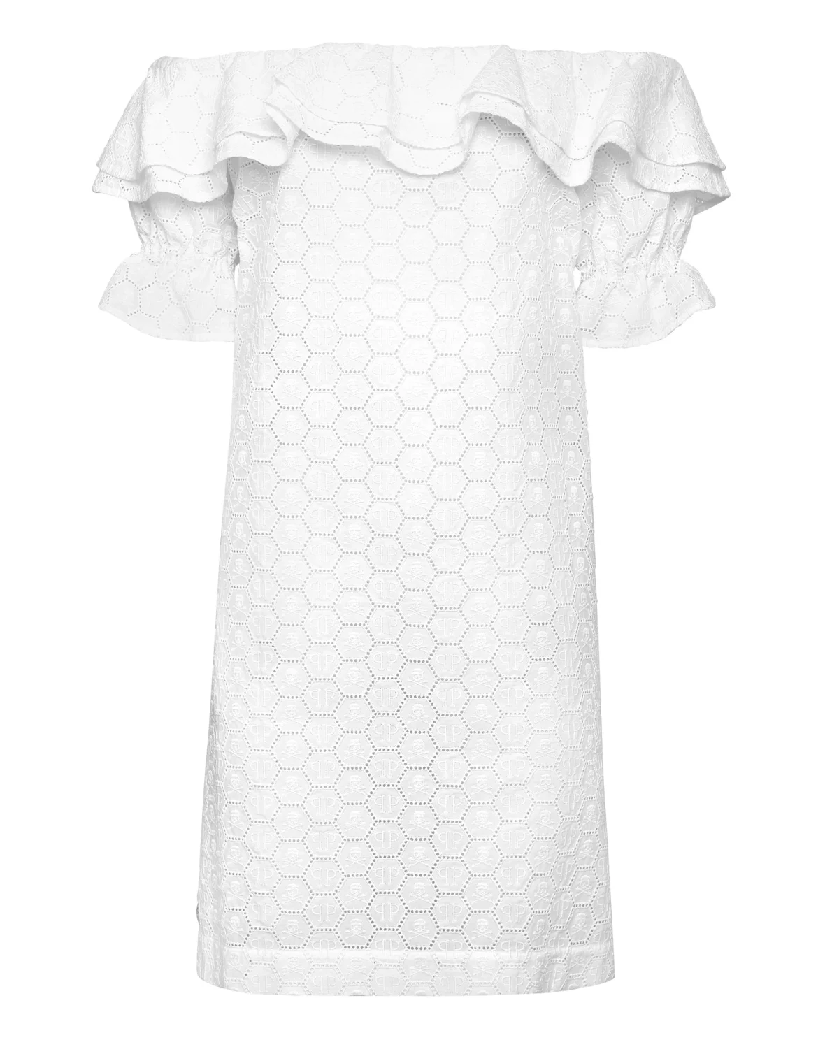 Sangallo Short Dress Lace, цвет: Белый