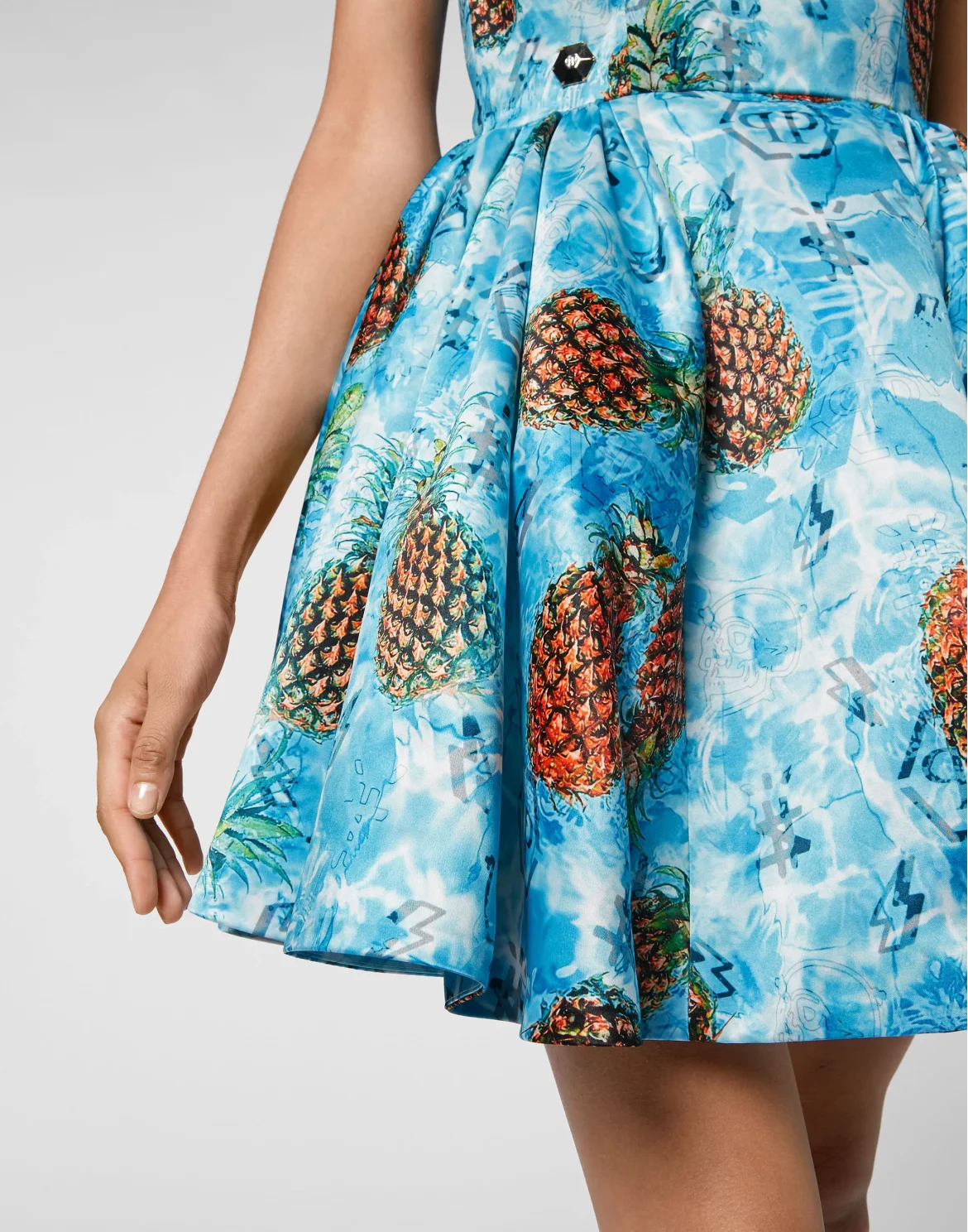 Duchesse Short Dress Pineapple Skies, цвет: Мультиколор