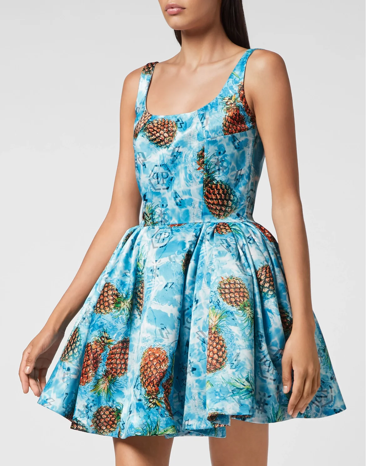 Duchesse Short Dress Pineapple Skies, цвет: Мультиколор