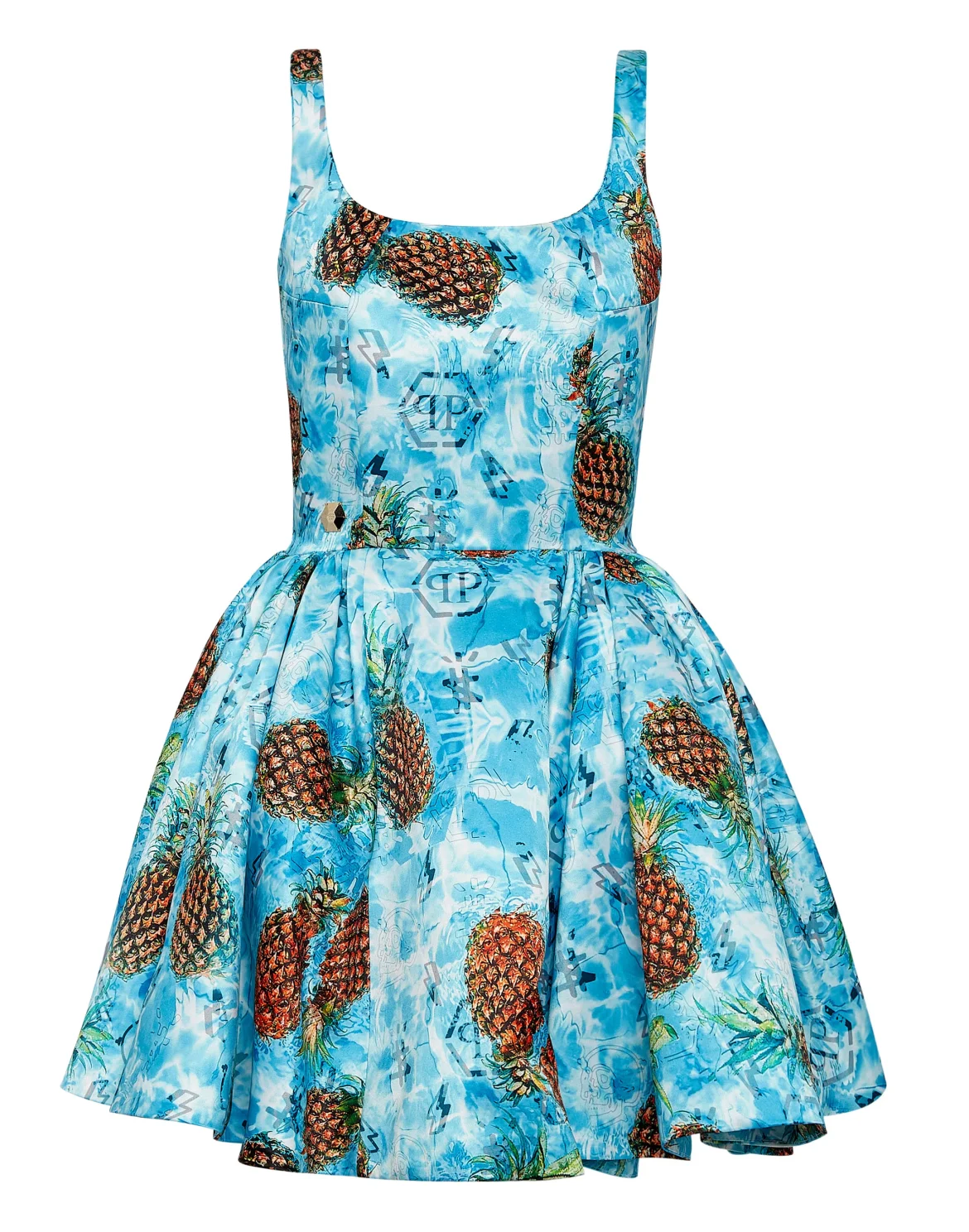 Duchesse Short Dress Pineapple Skies, цвет: Мультиколор