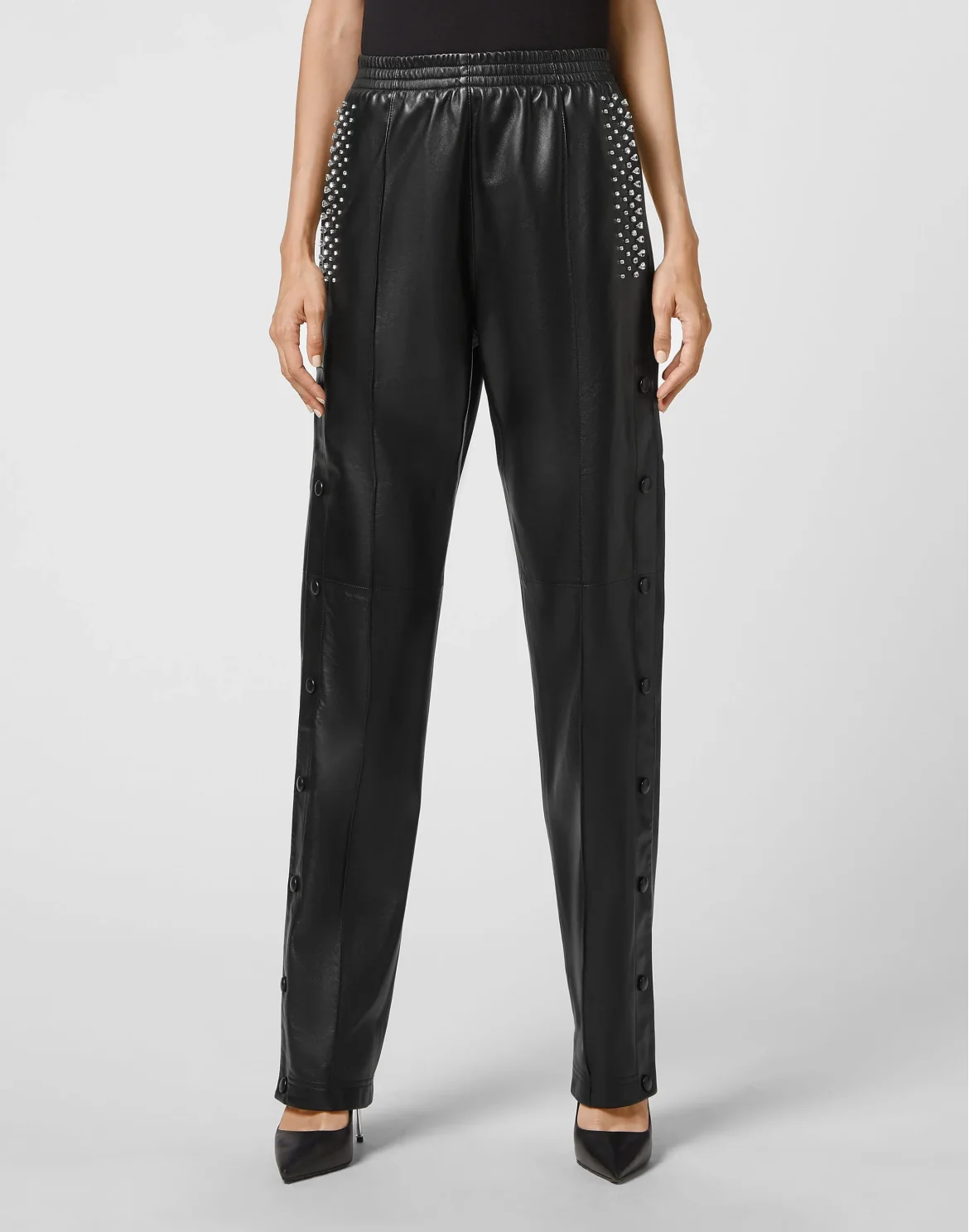 Jogging Long Trousers Crystal with Crystals, цвет: Черный