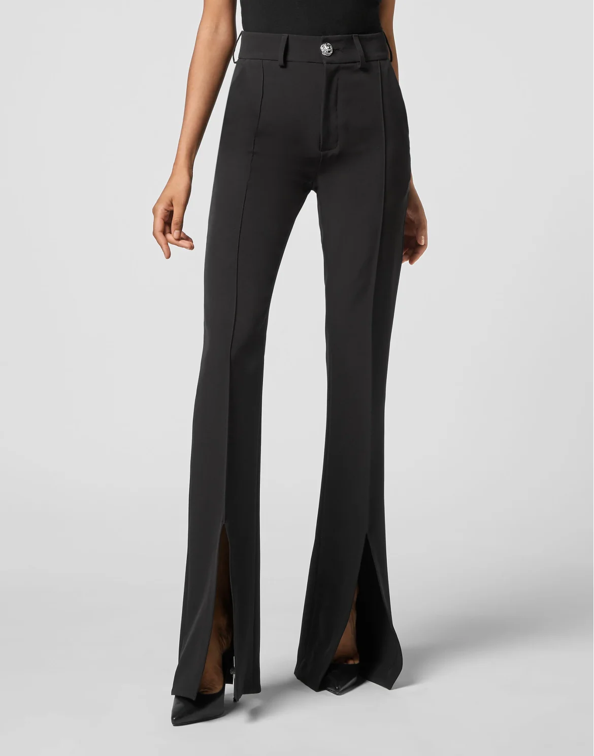Cady High Waist Trouser, цвет: Черный
