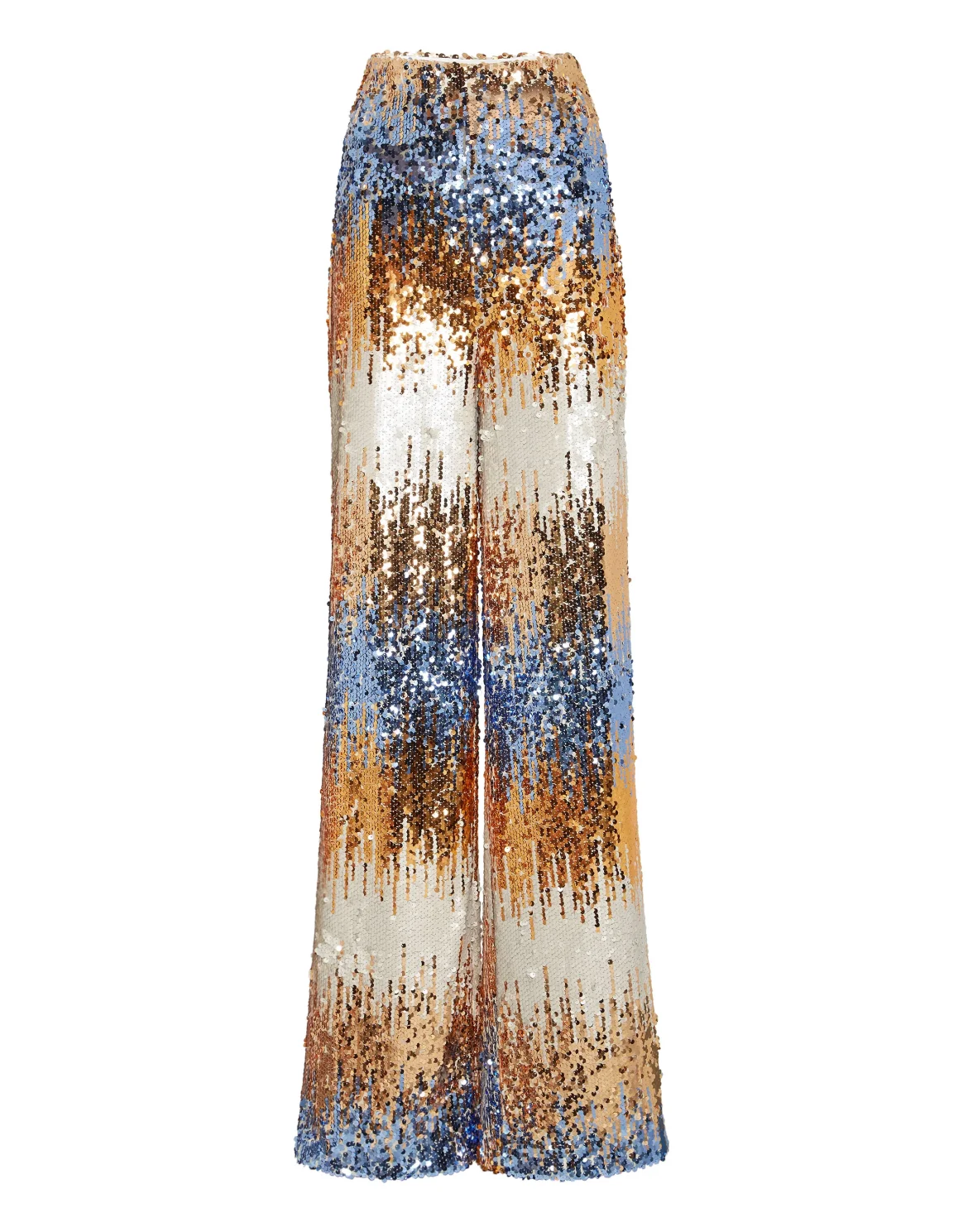 High Waist Trousers Pailletes Gothic Plein, цвет: Золотой