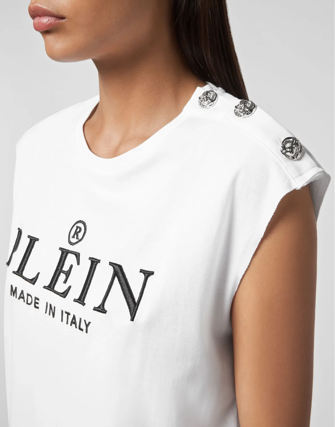 T-shirt Round Neck SS Iconic Plein, цвет: Белый