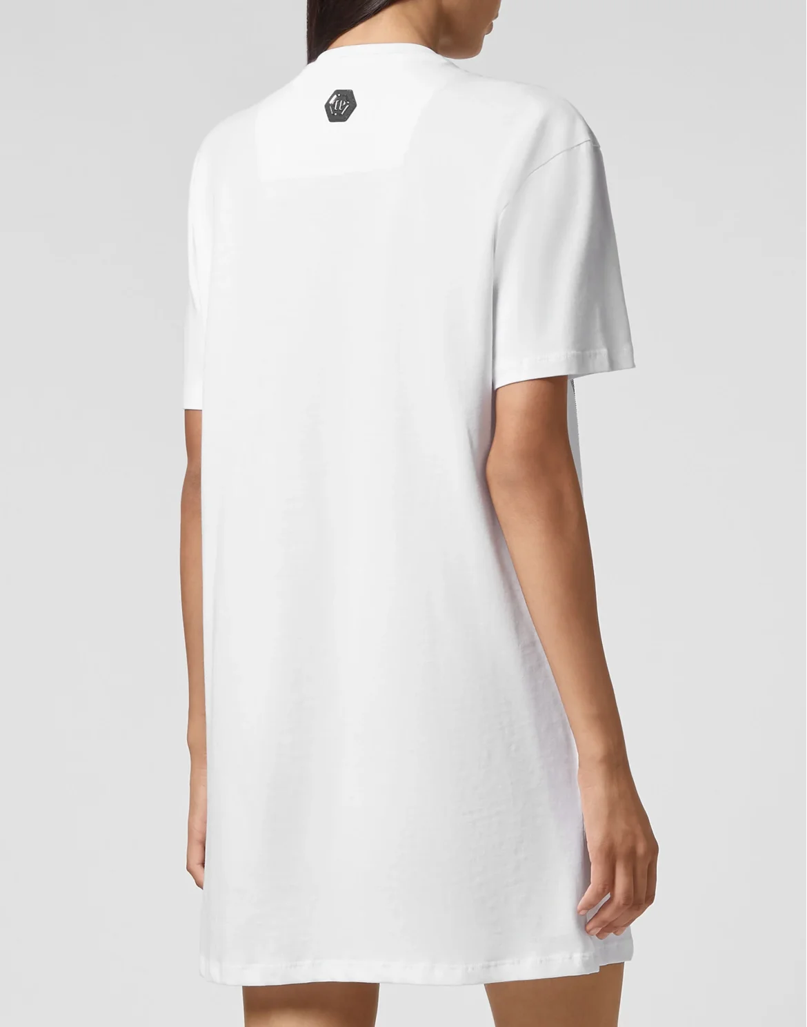 T-shirt Dress Multicolor Skull, цвет: Белый