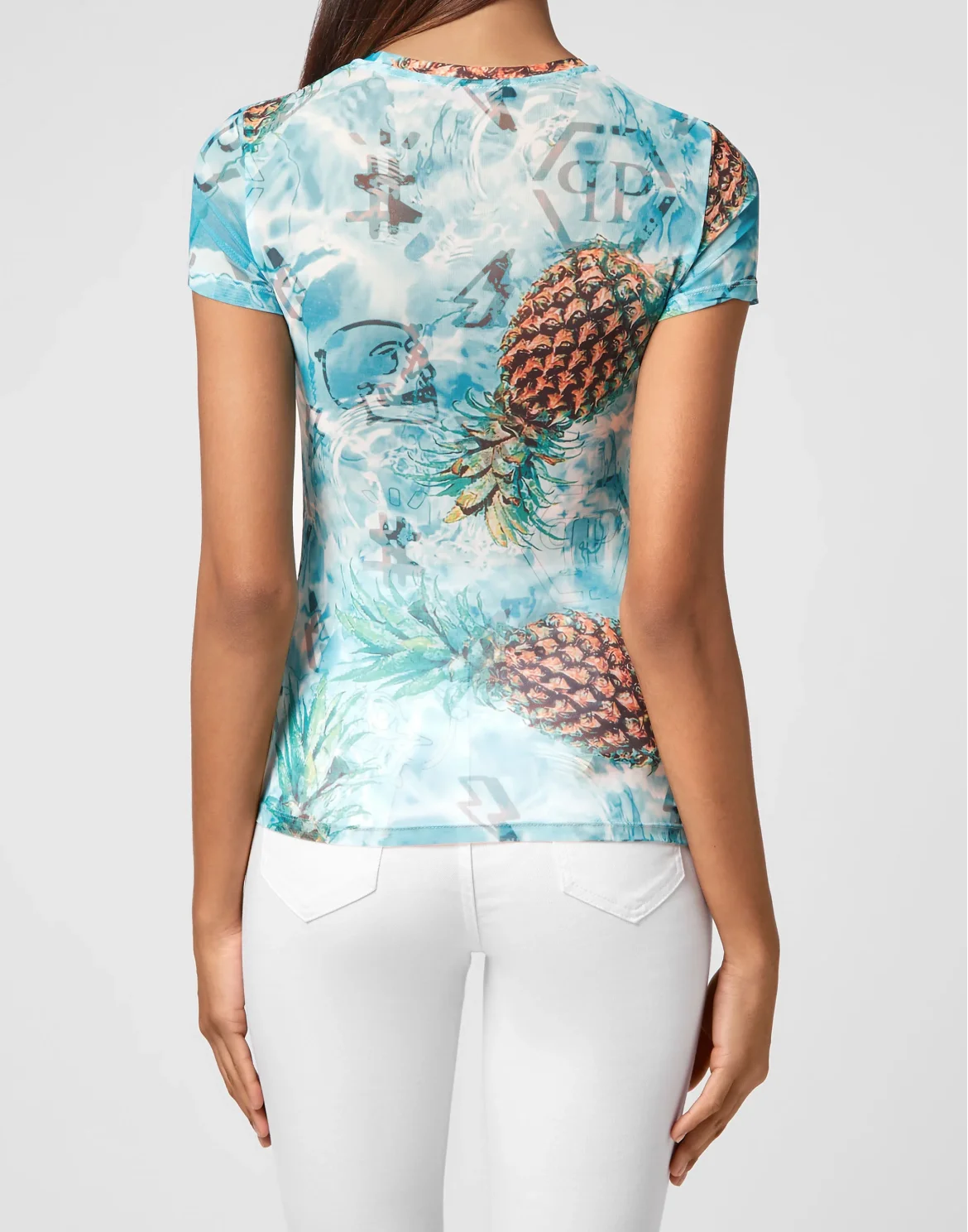 LS Top Stretch Pineapple Skies, цвет: Мультиколор