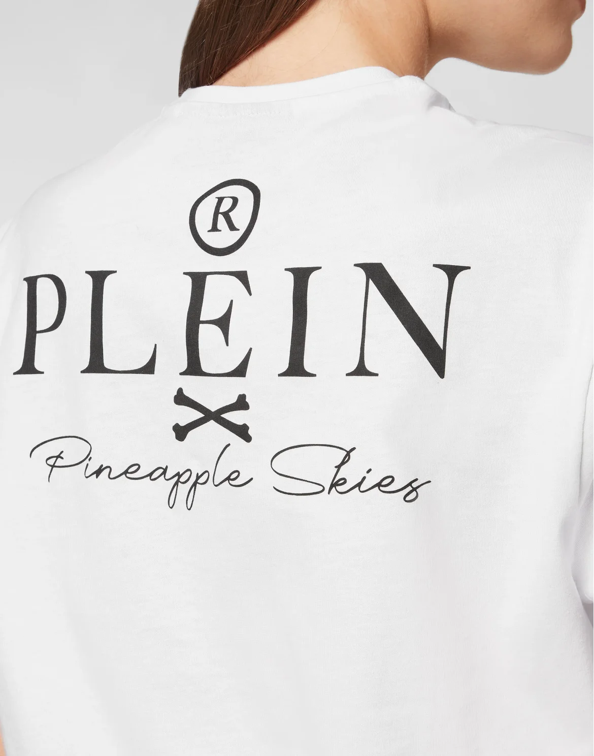 T-shirt Round Neck SS Pineapple Skies, цвет: Белый