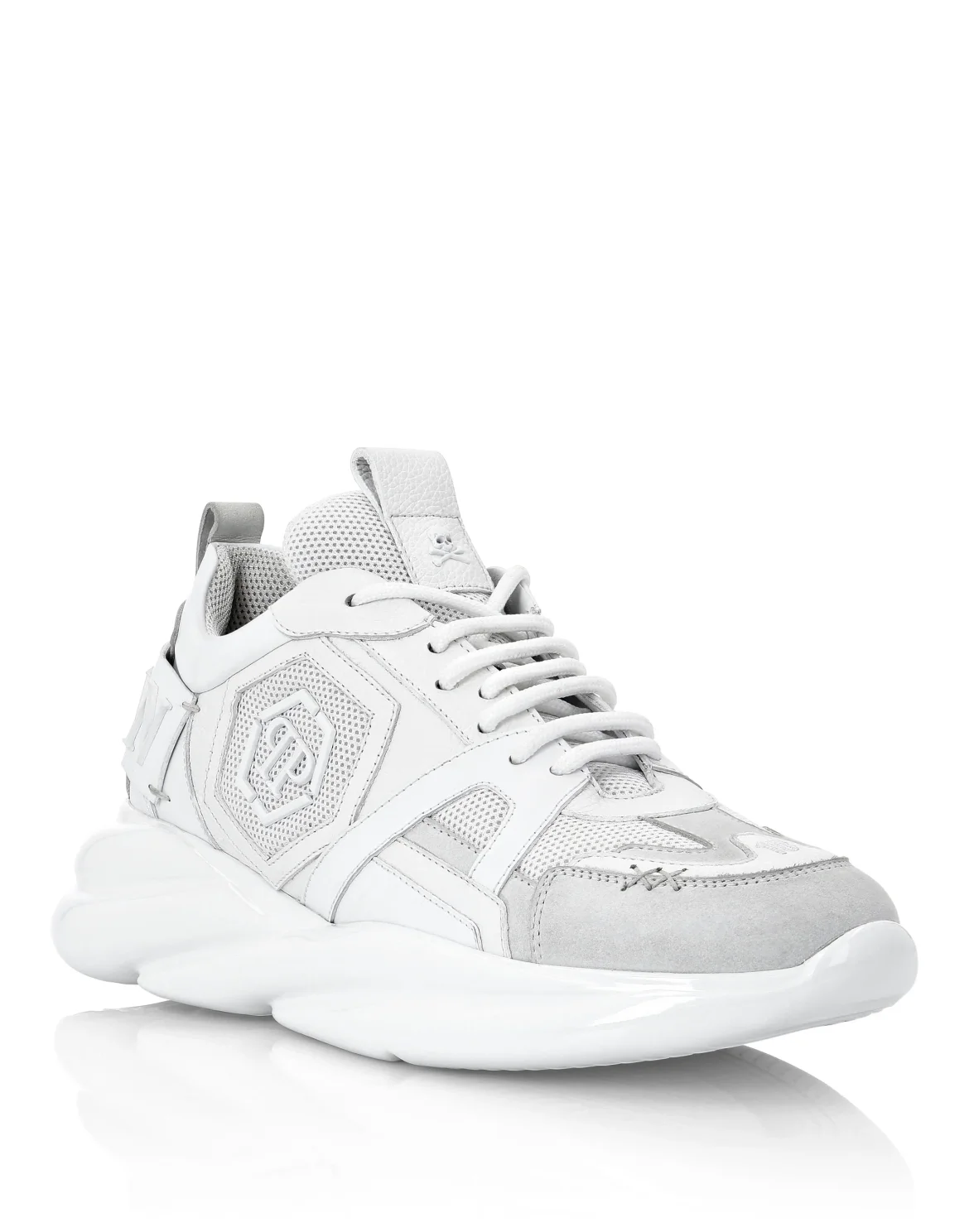 Runner mix materials Plein Hurricane, цвет: Белый