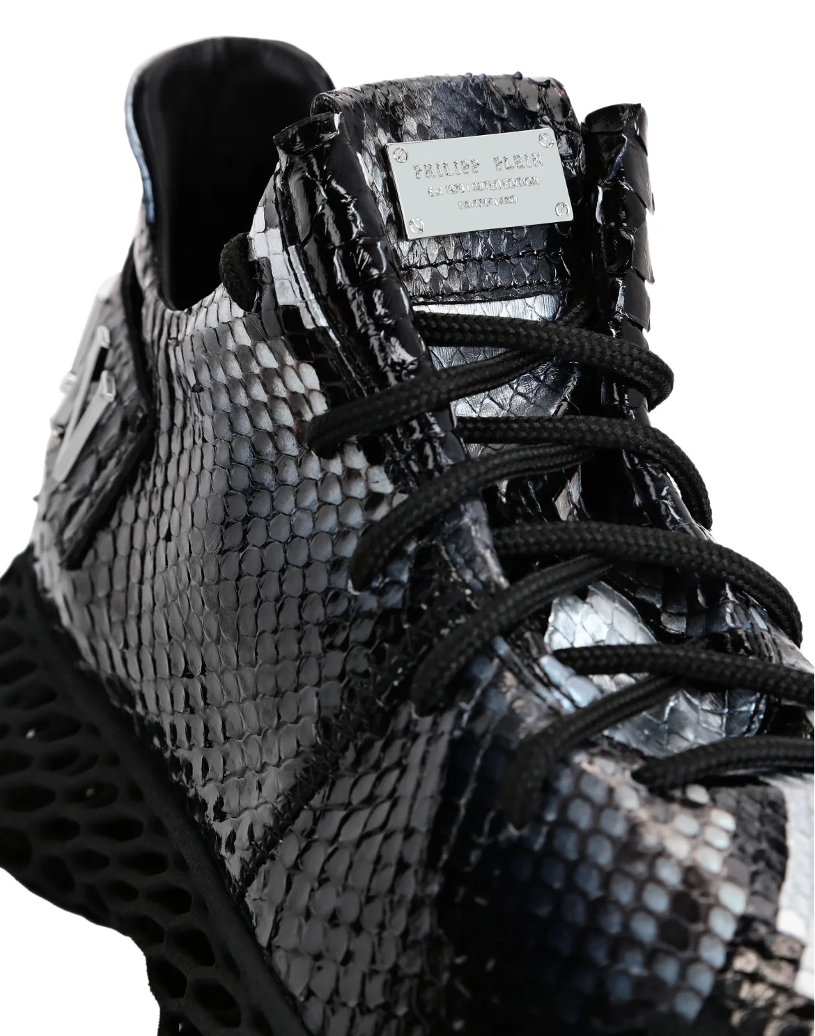 RUNNER SNEAKERS $KELETON CAMOUFLAGE LIMITED EDITION, цвет: Черный
