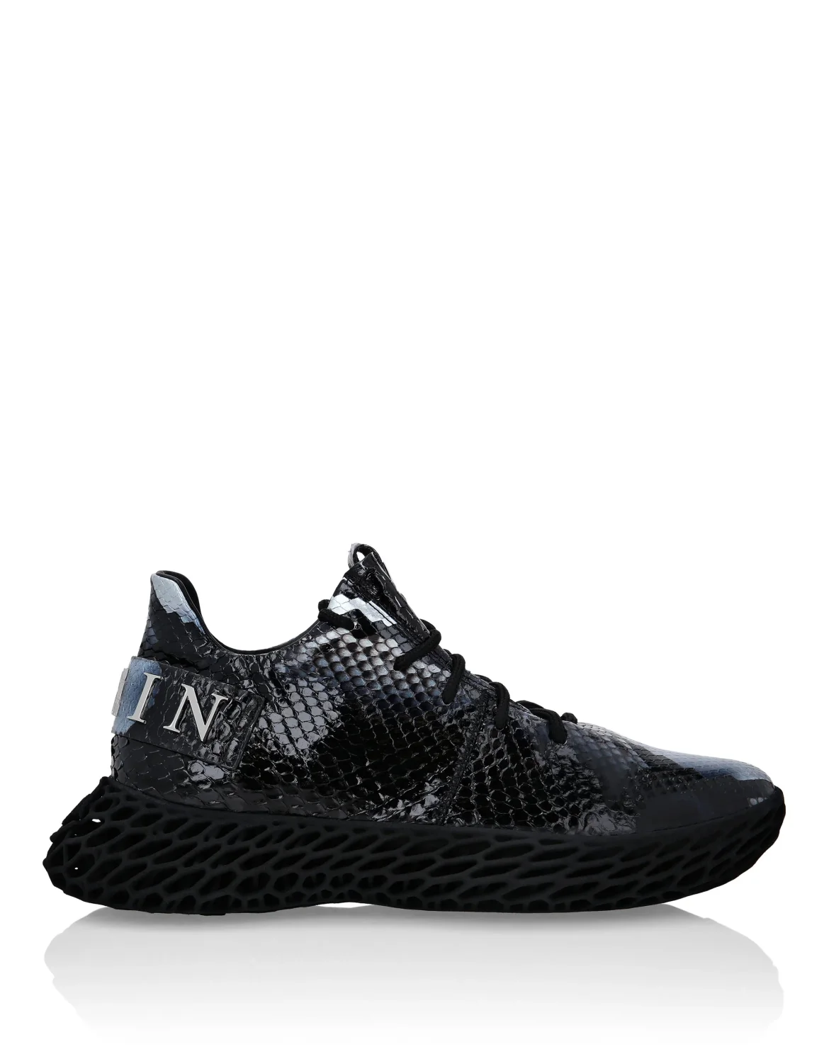 RUNNER SNEAKERS $KELETON CAMOUFLAGE LIMITED EDITION, цвет: Черный