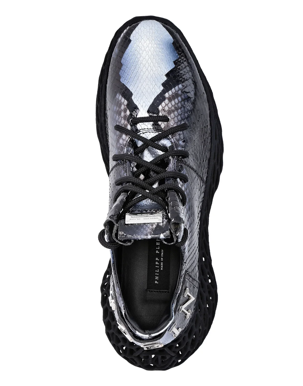 RUNNER SNEAKERS $KELETON CAMOUFLAGE LIMITED EDITION, цвет: Черный