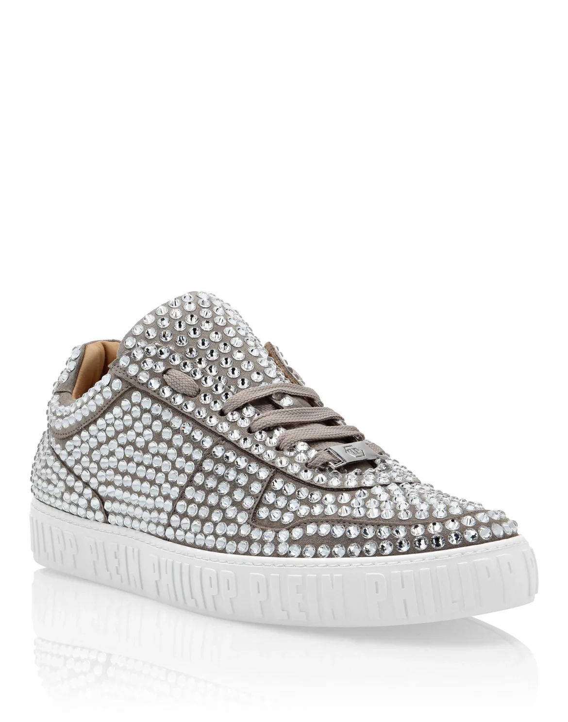 CRYSTAL  NOTORIOUS  LO-TOP with Crystals, цвет: Серый