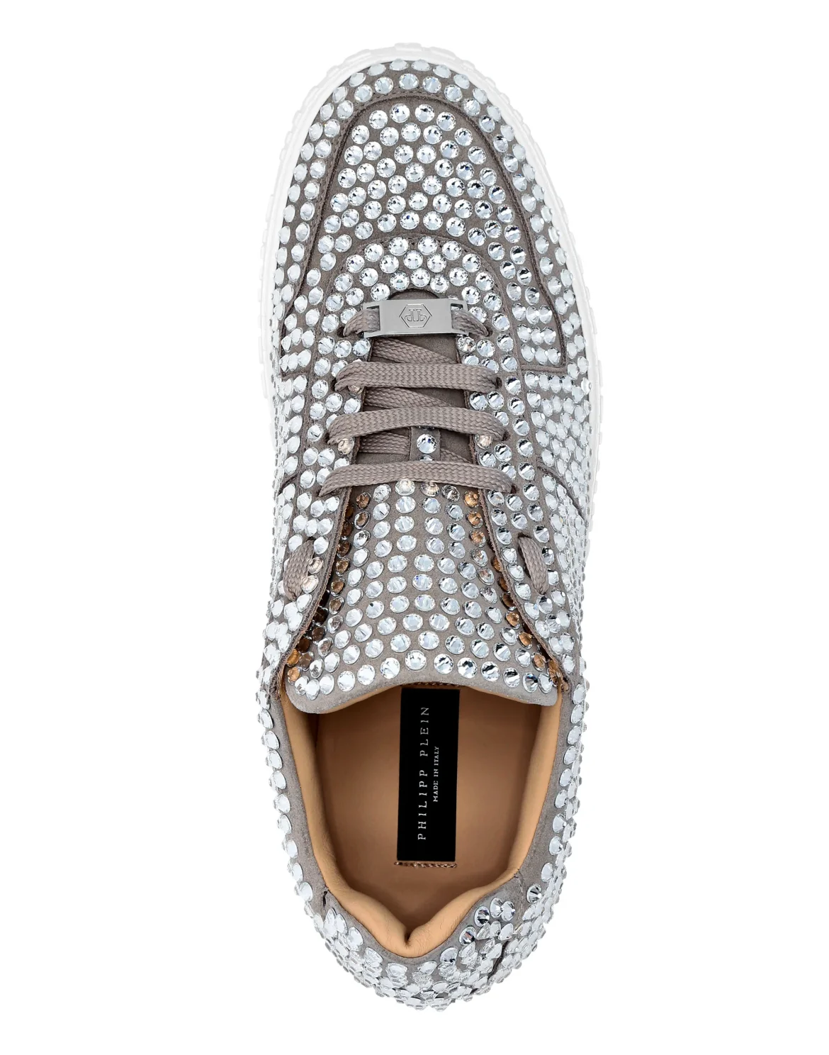 CRYSTAL  NOTORIOUS  LO-TOP with Crystals, цвет: Серый