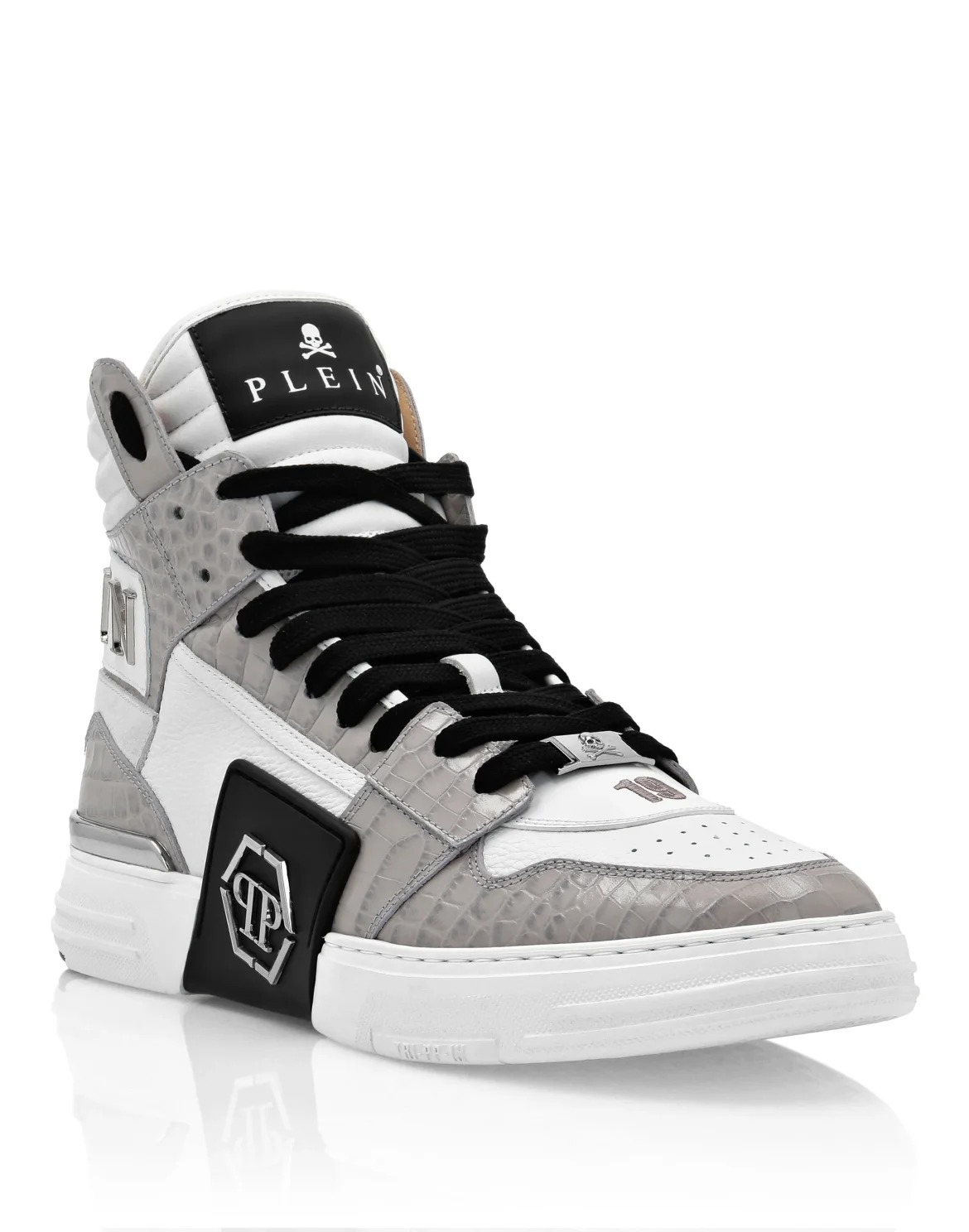 HI-TOP SNEAKERS PHANTOM KICK$ Crocco Platinum HEXAGON, цвет: Серый