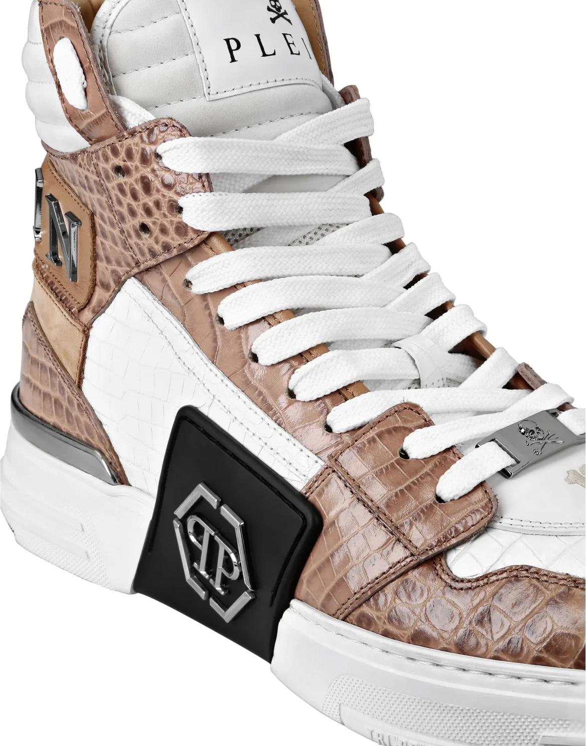 Crocco Hi-Top Kicks Phantom $uperstar, цвет: Бежевый