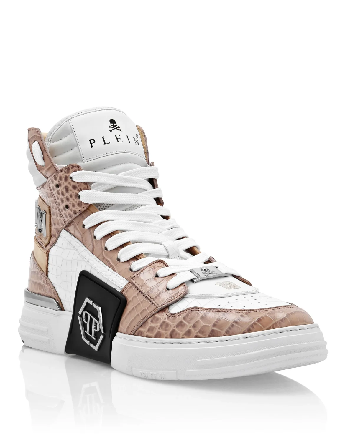 Crocco Hi-Top Kicks Phantom $uperstar, цвет: Бежевый