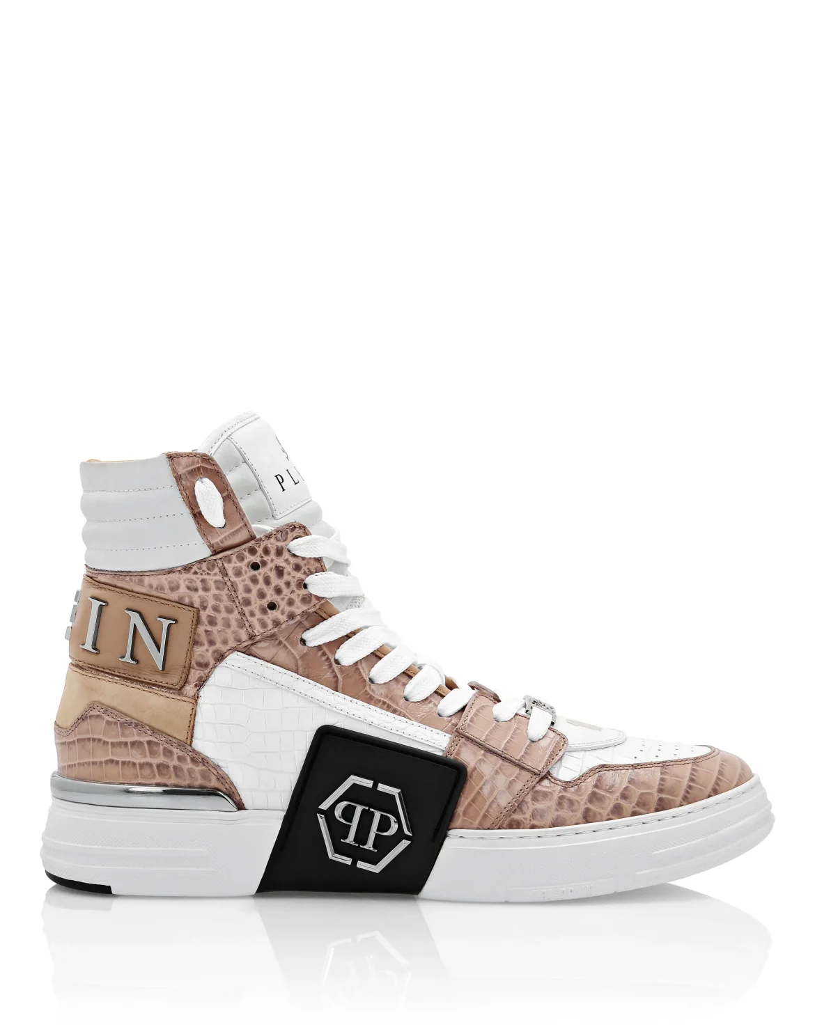Crocco Hi-Top Kicks Phantom $uperstar, цвет: Бежевый