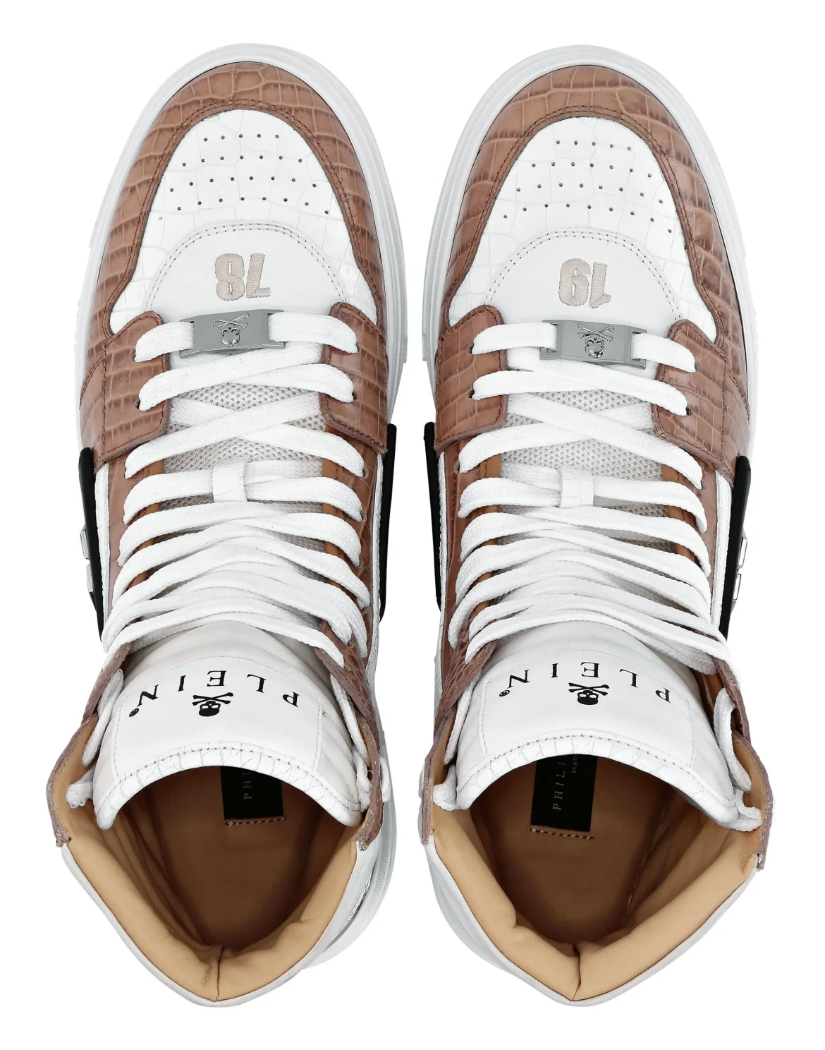 Crocco Hi-Top Kicks Phantom $uperstar, цвет: Бежевый