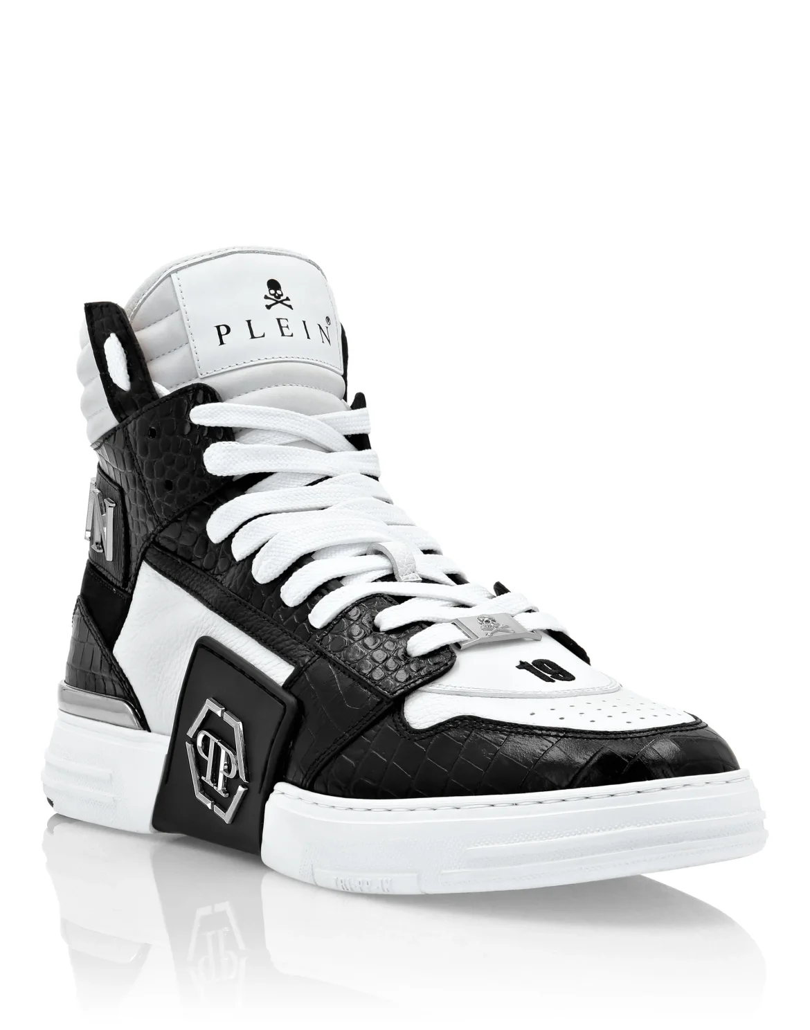 HI-TOP SNEAKERS PHANTOM KICK$ Crocco Platinum HEXAGON, цвет: Белый