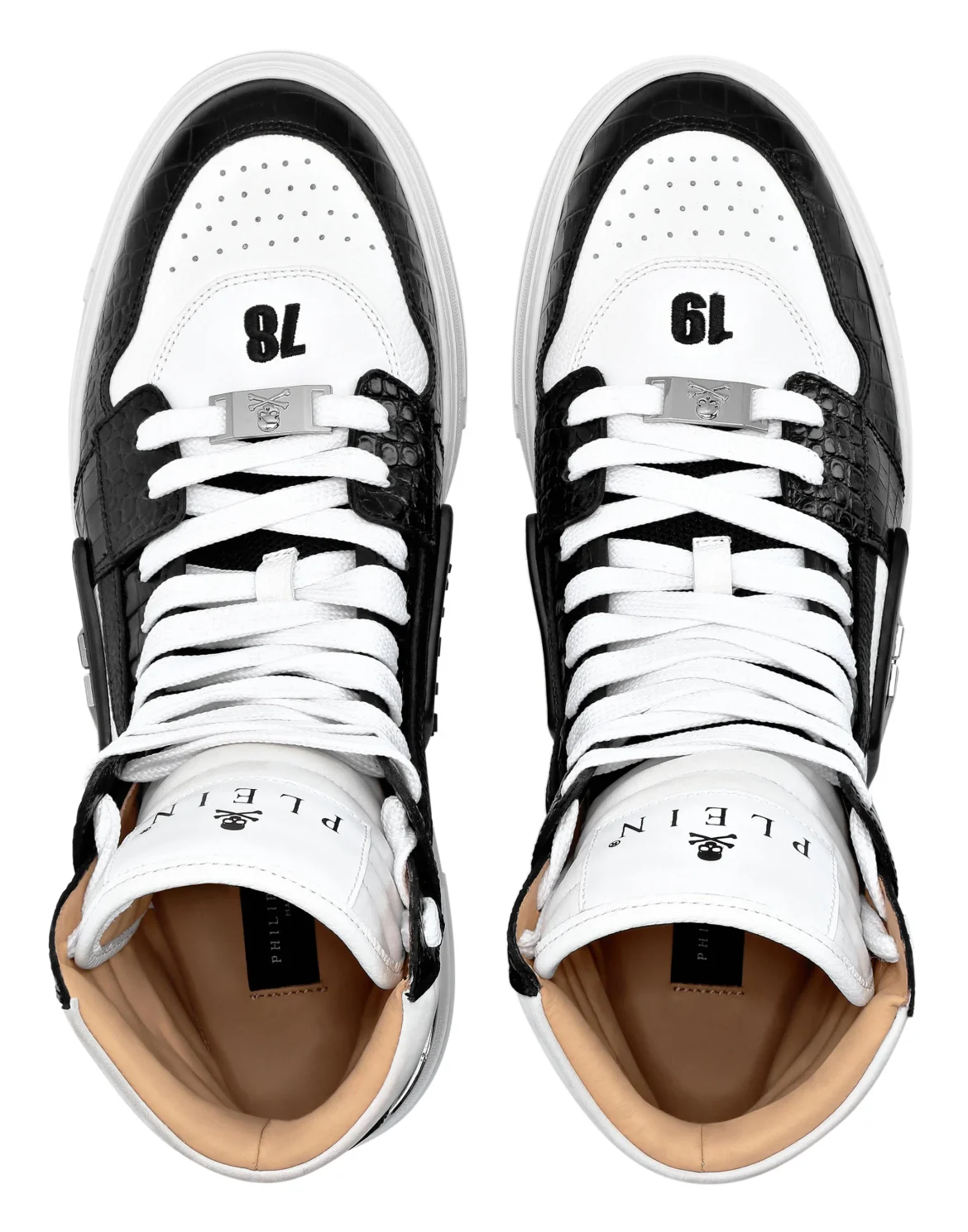 HI-TOP SNEAKERS PHANTOM KICK$ Crocco Platinum HEXAGON, цвет: Белый