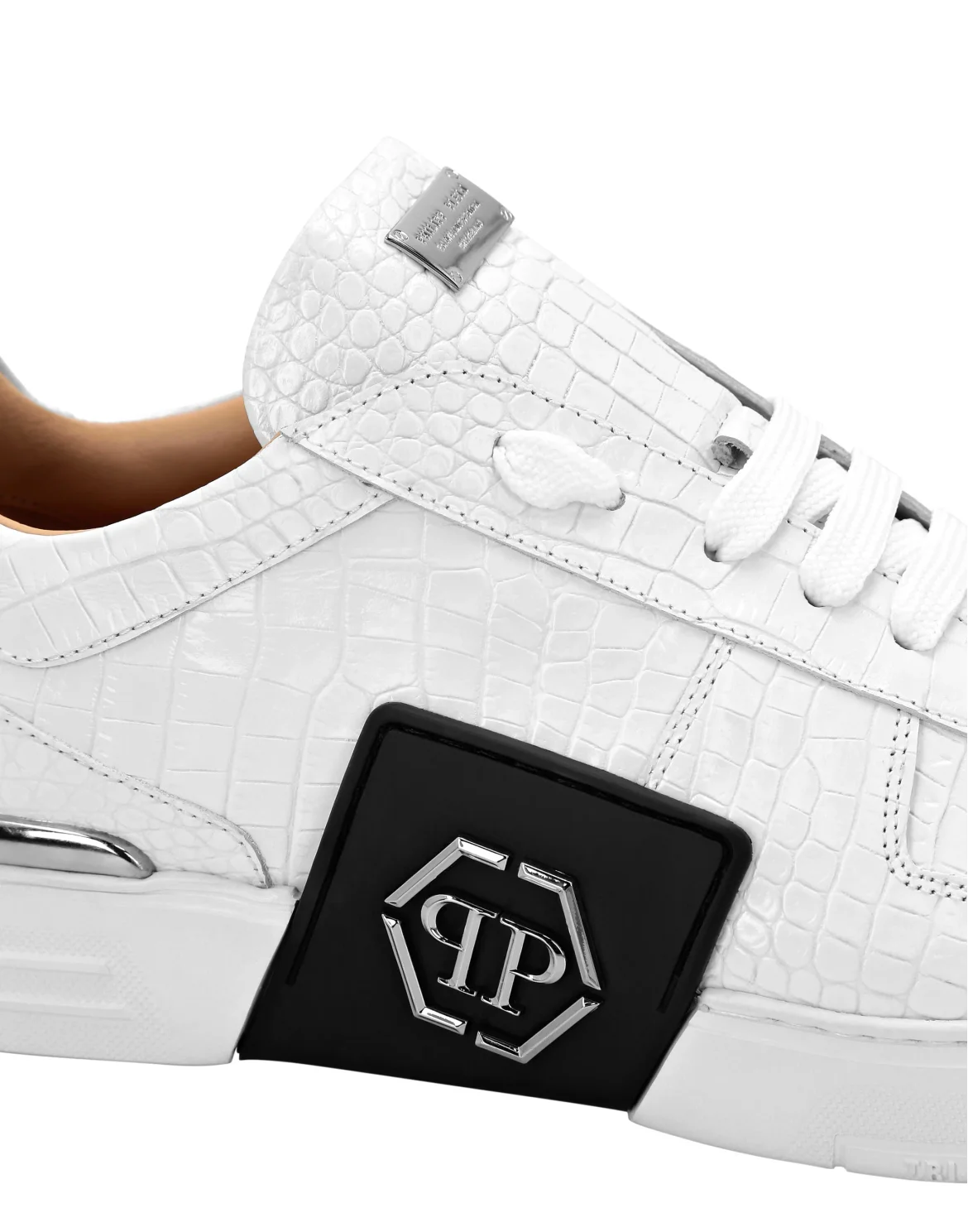 LO-TOP SNEAKERS PHANTOM KICK$ Crocco PRINT Platinum HEXAGON, цвет: Белый