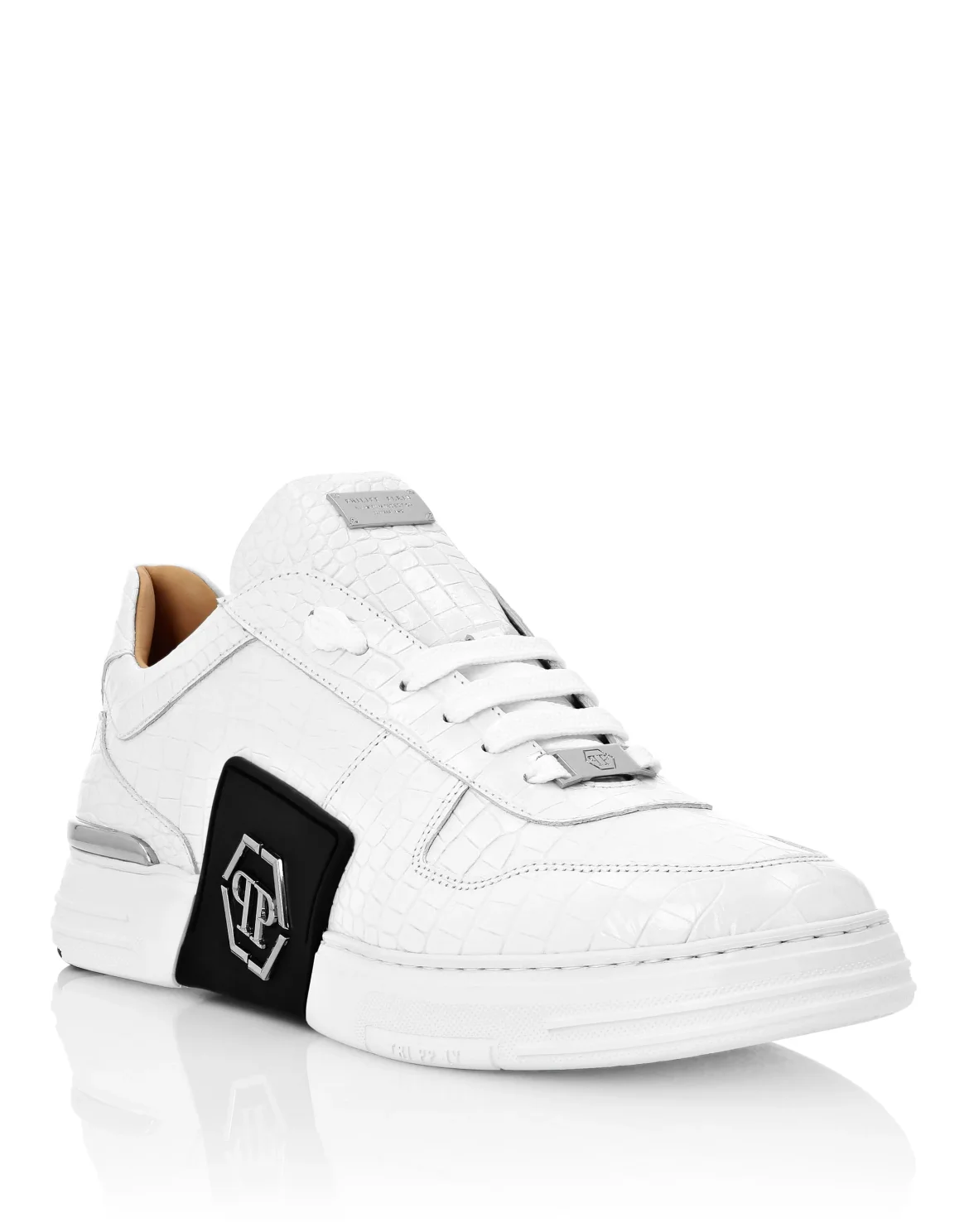 LO-TOP SNEAKERS PHANTOM KICK$ Crocco PRINT Platinum HEXAGON, цвет: Белый
