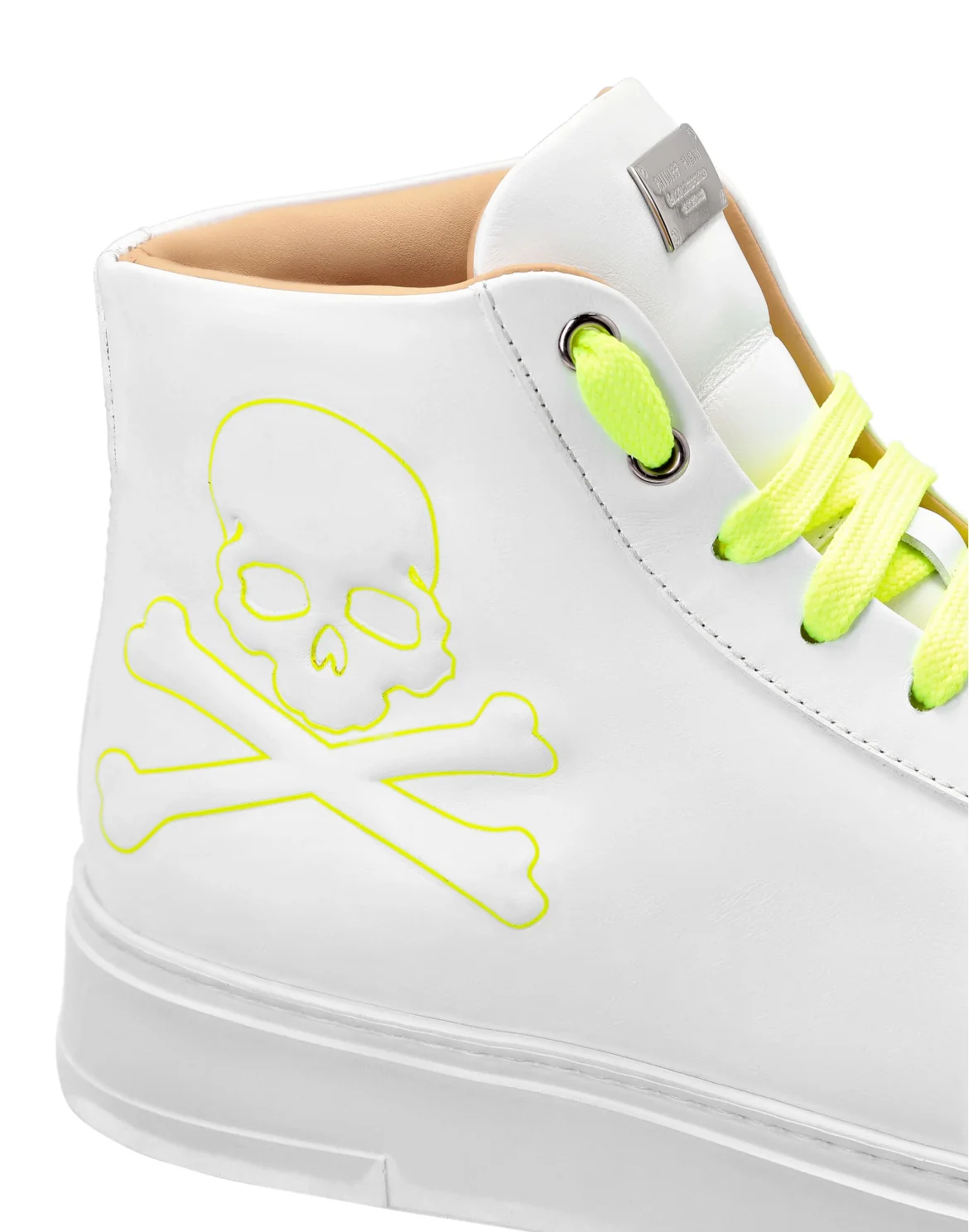 Hi-Top Sneakers Skull, цвет: Белый