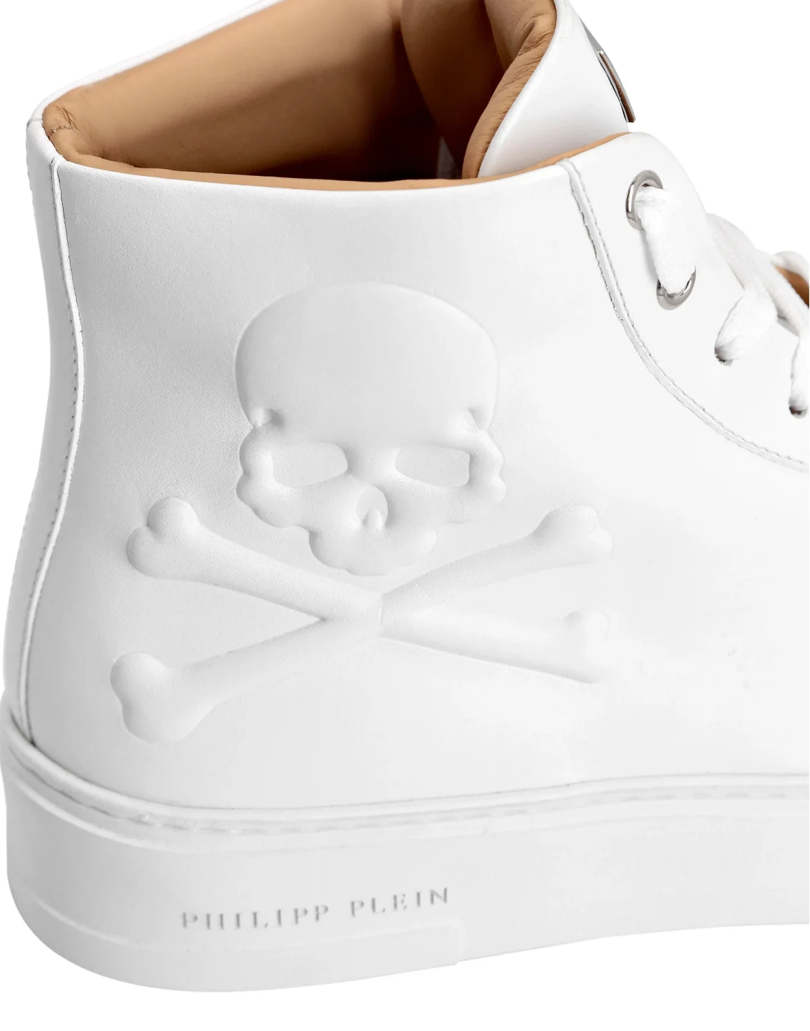 Hi-Top Sneakers Skull, цвет: Белый